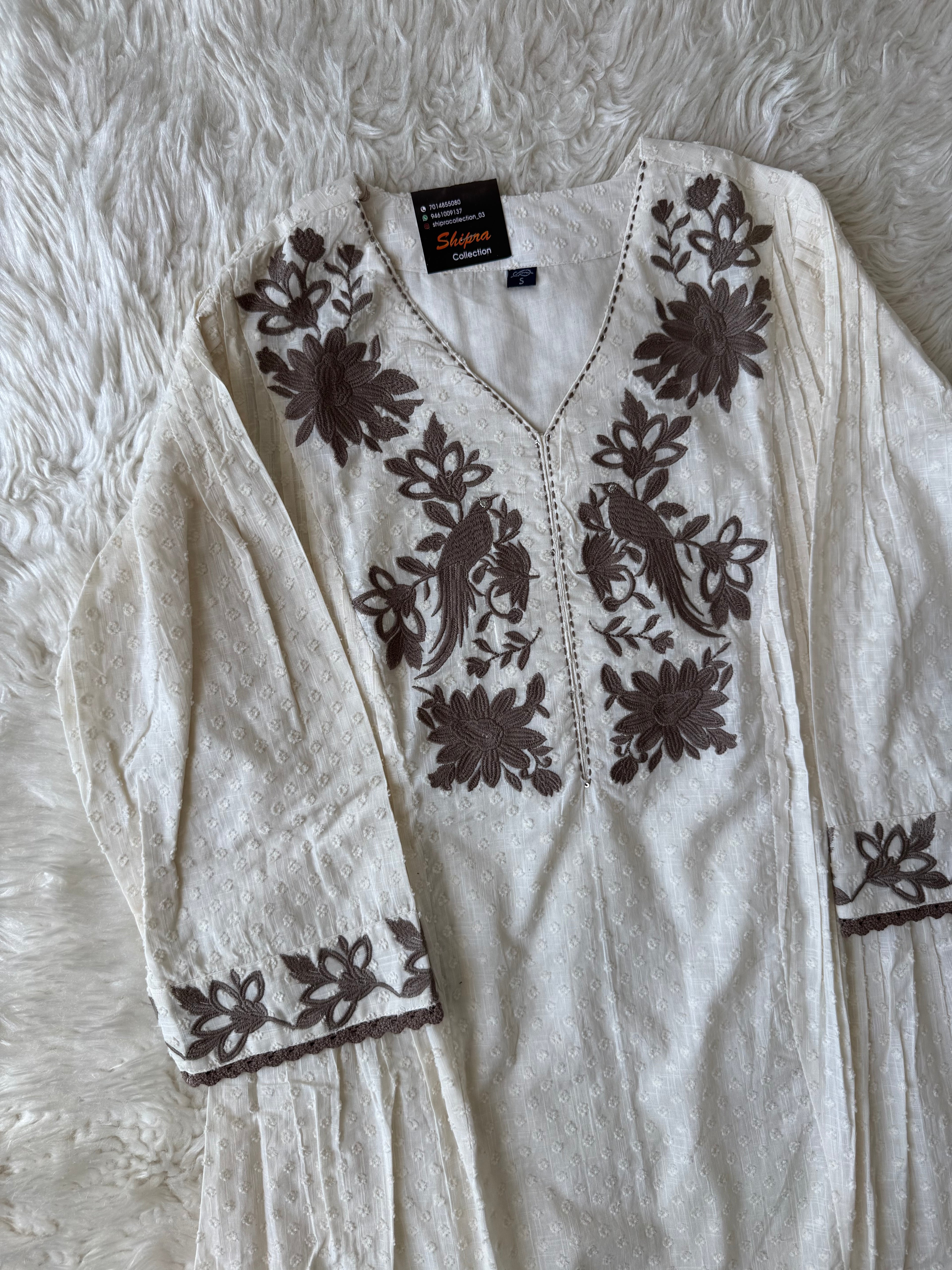 Premium Mul Cotton Thread Work Collection