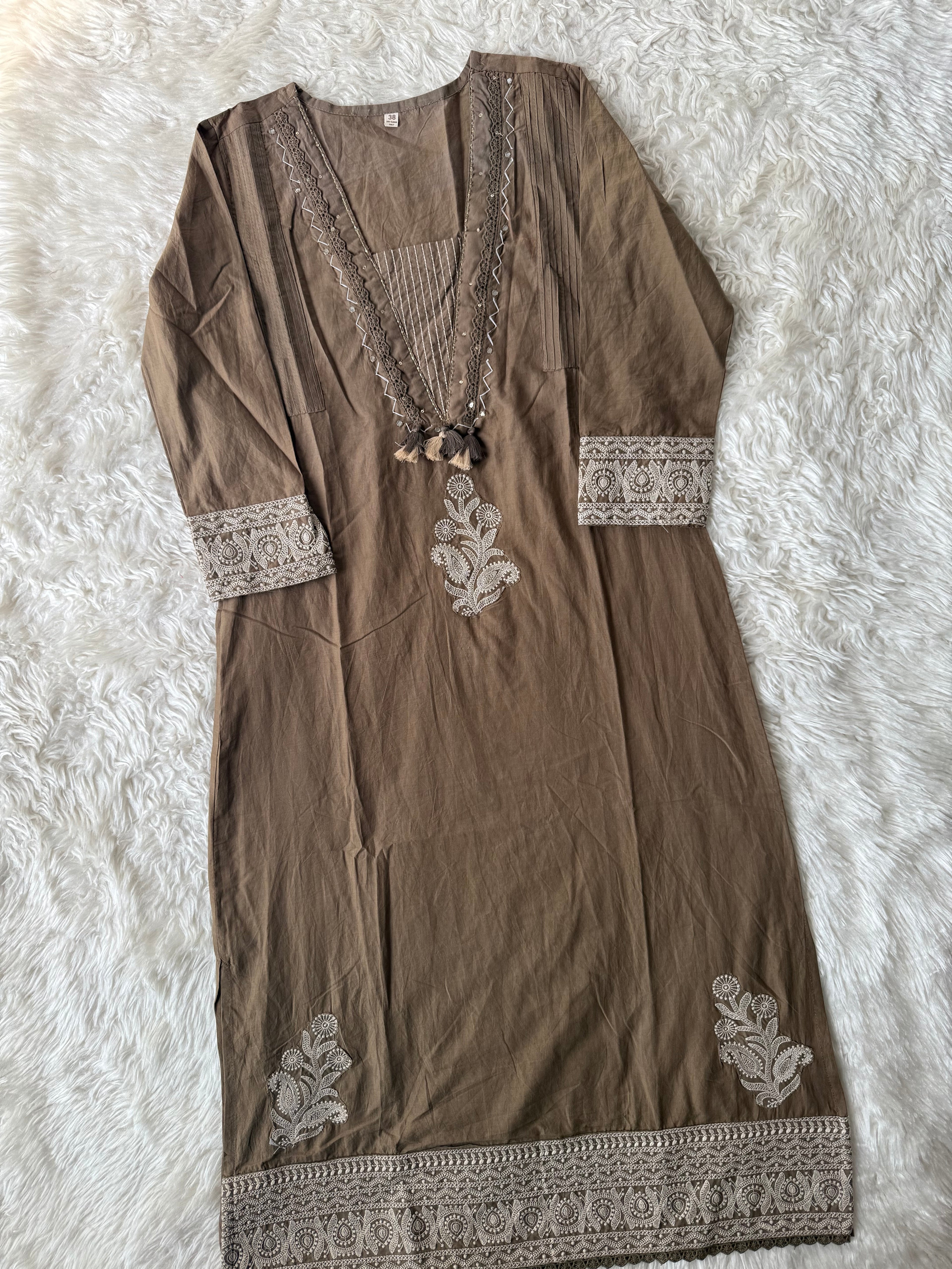 Premium Cotton Kurti Pant Dupatta Set