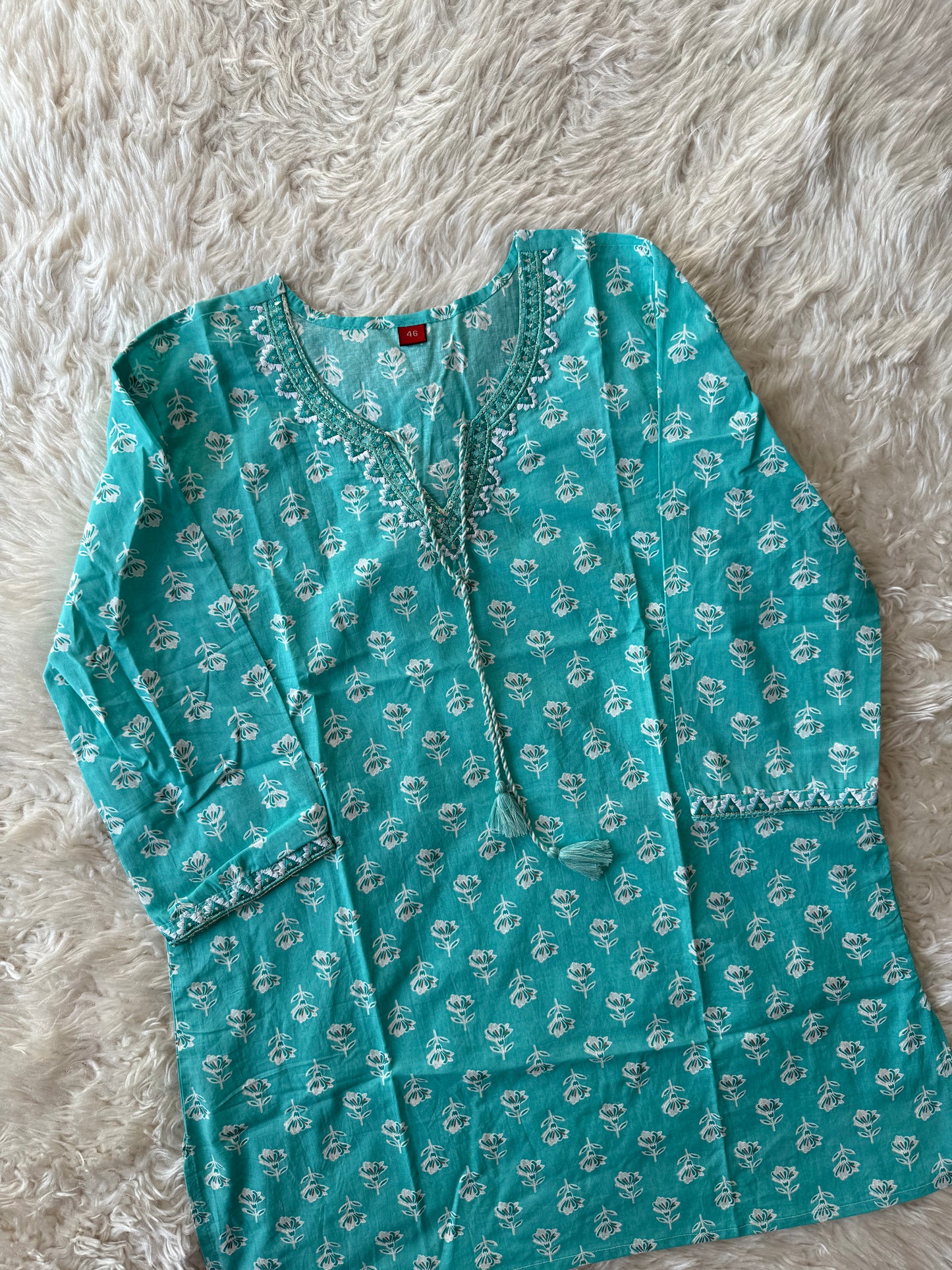 Pure Cotton Short Kurti