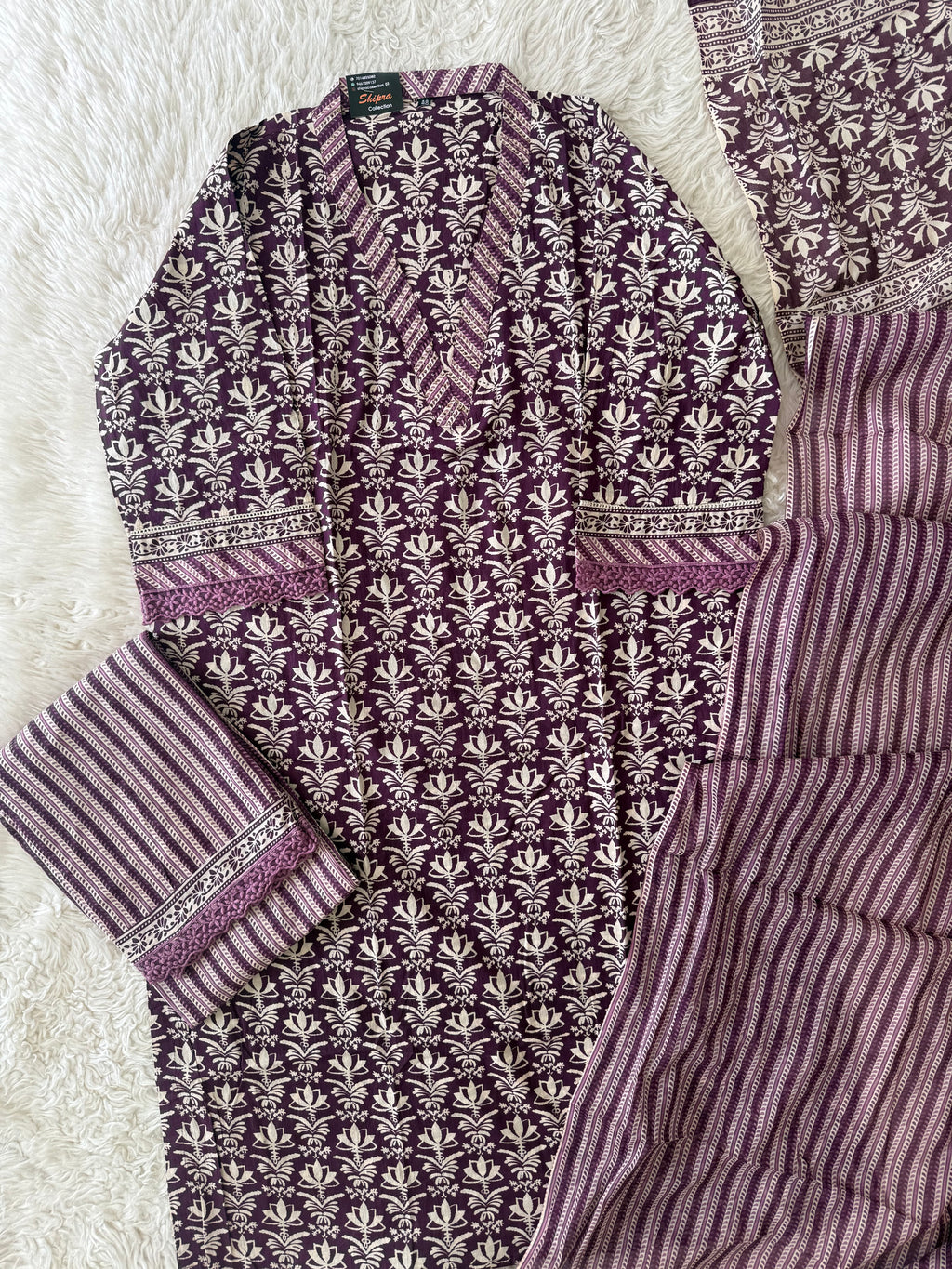 Premium Cotton Kurti Pant Dupatta Set