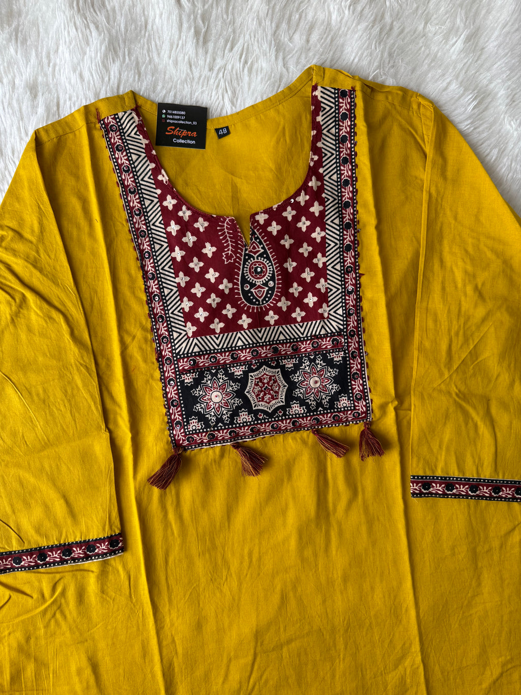 Pure Cotton Kurti Pant Dupatta Set