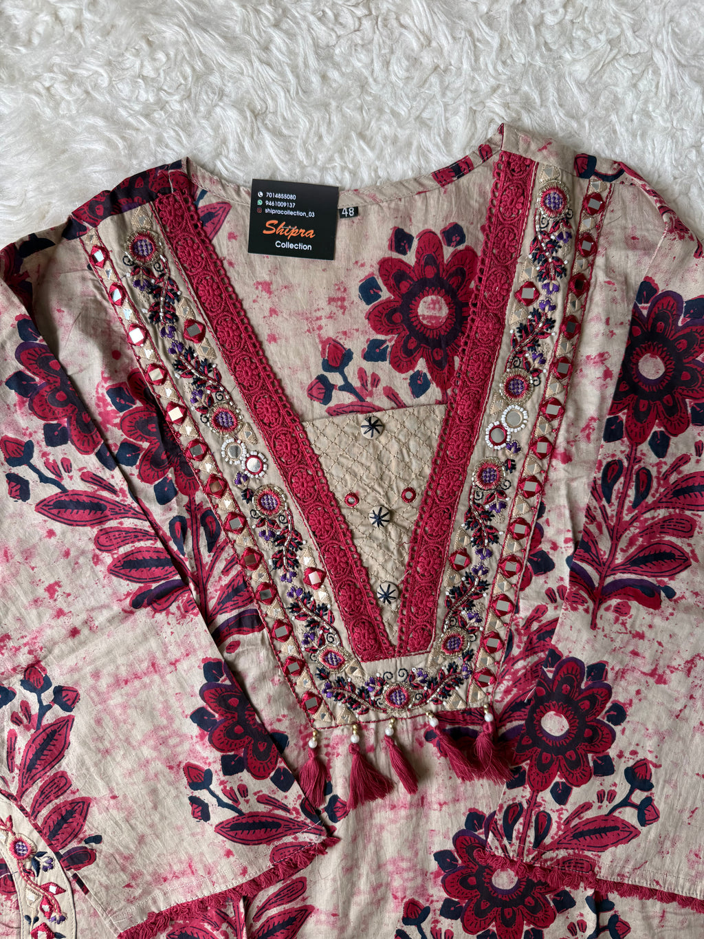 Premium Cotton Kurti Pant Dupatta Set