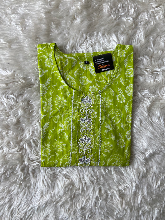 Stock Clearance 🚨 Pure Cotton Kurti