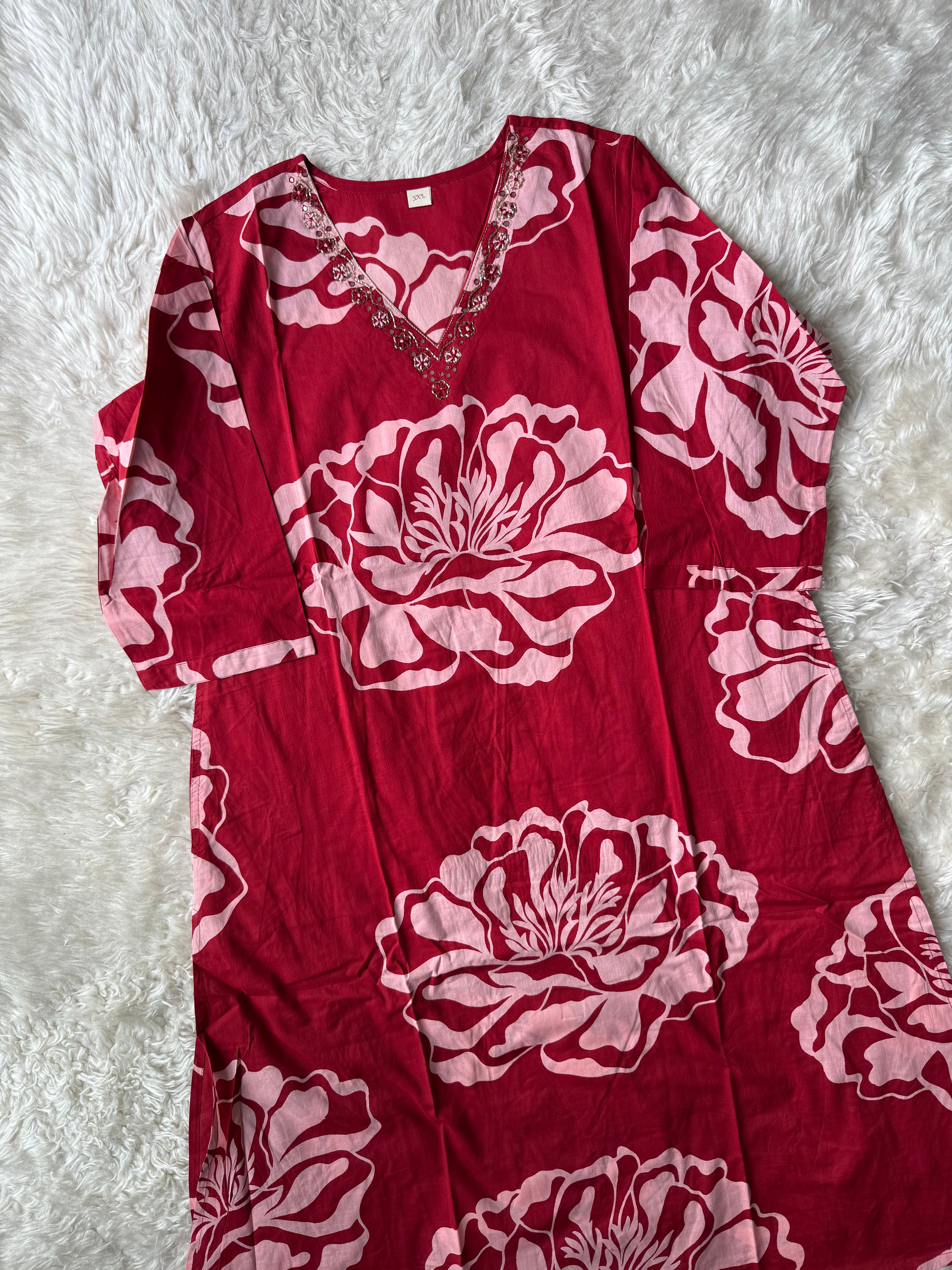 Premium Cotton Kurti Pant Dupatta Set