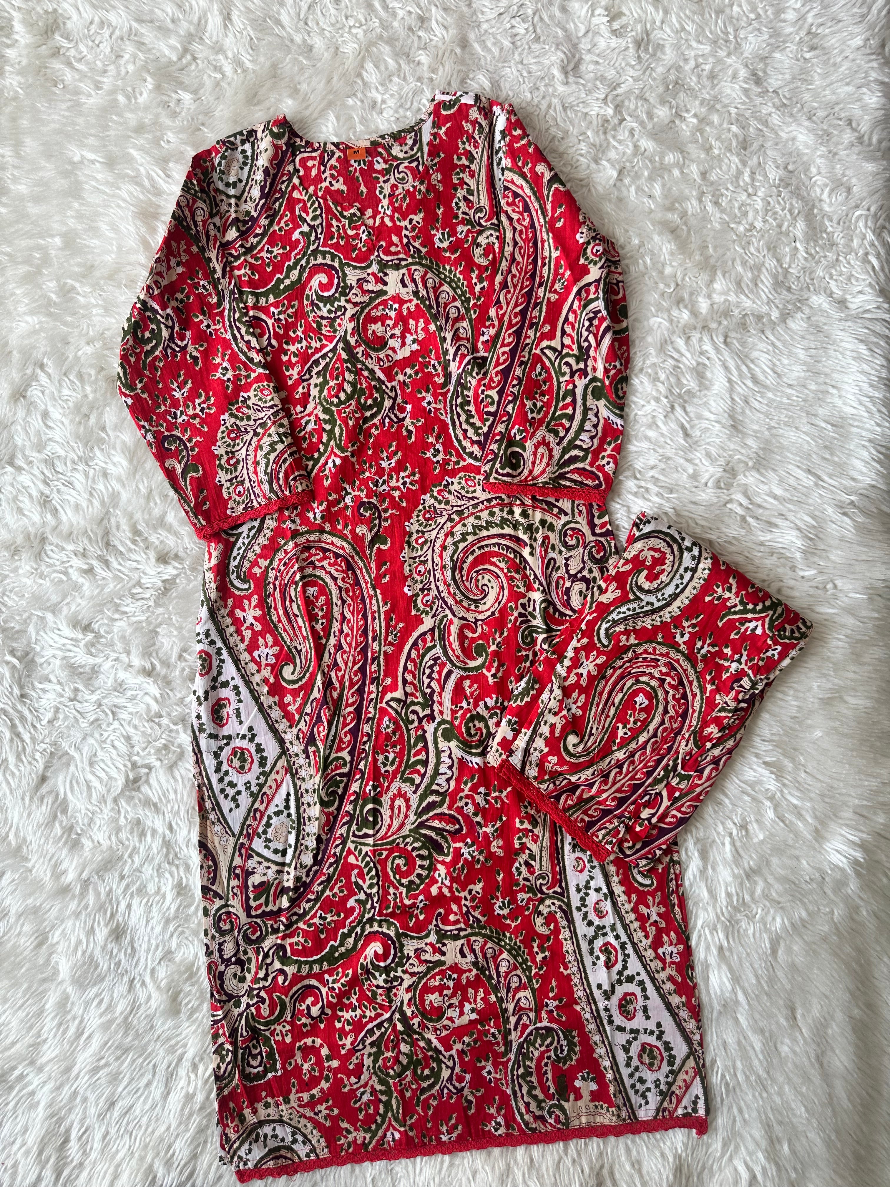 Cotton Kurti Pant Set