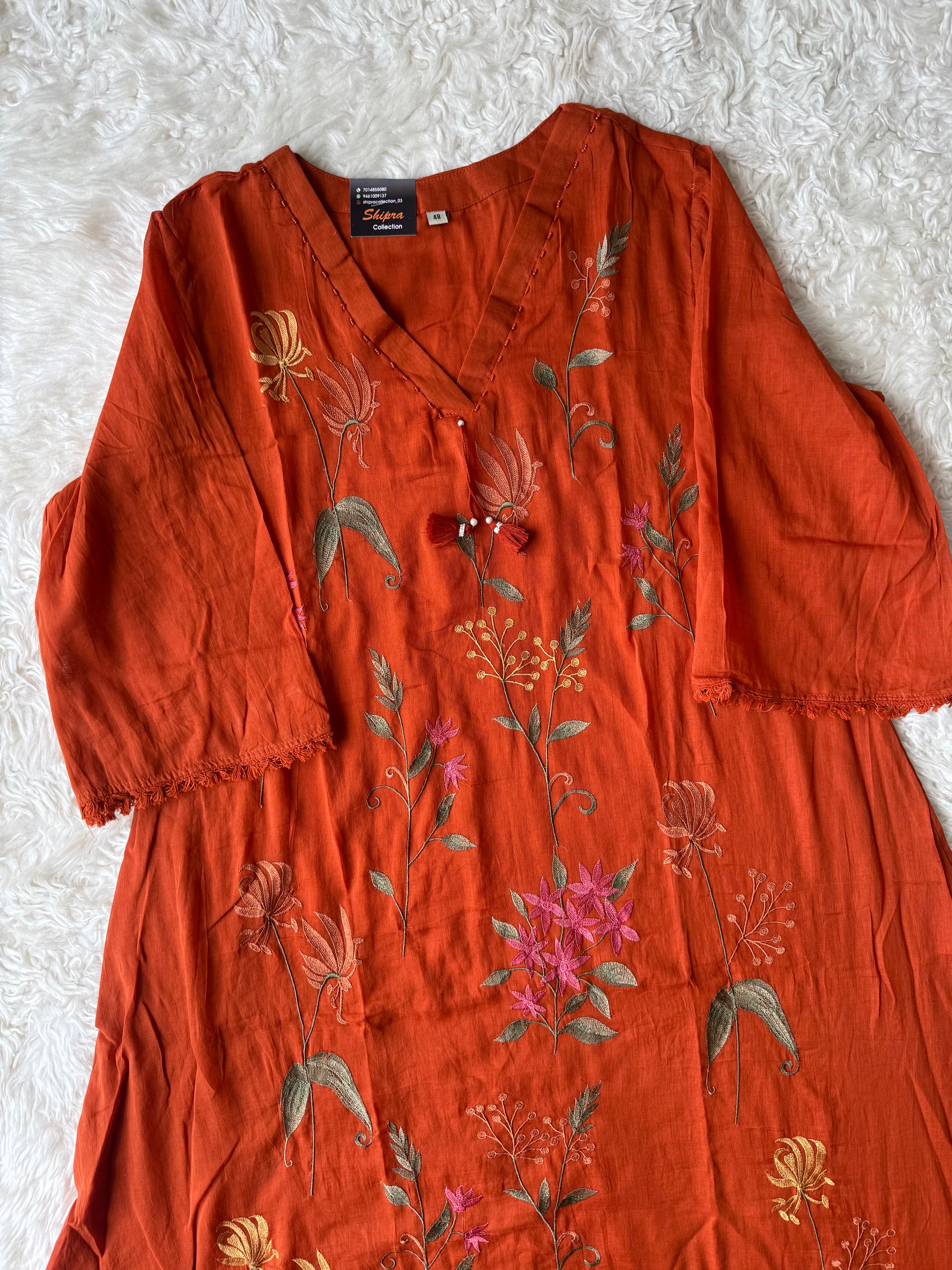Premium Mul Cotton Thread Work Collection