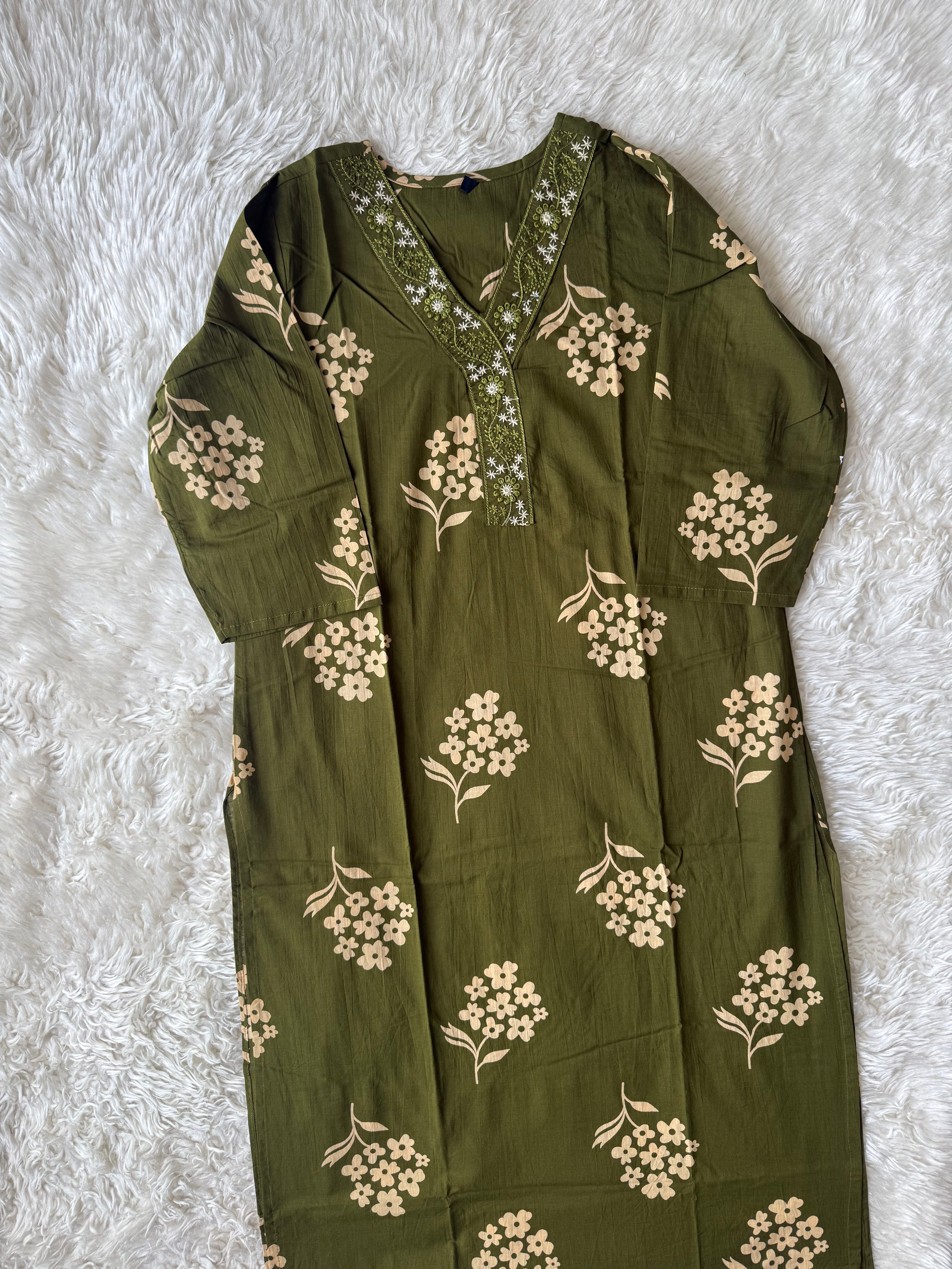 Budget Friendly Kurti Pant Dupatta Set