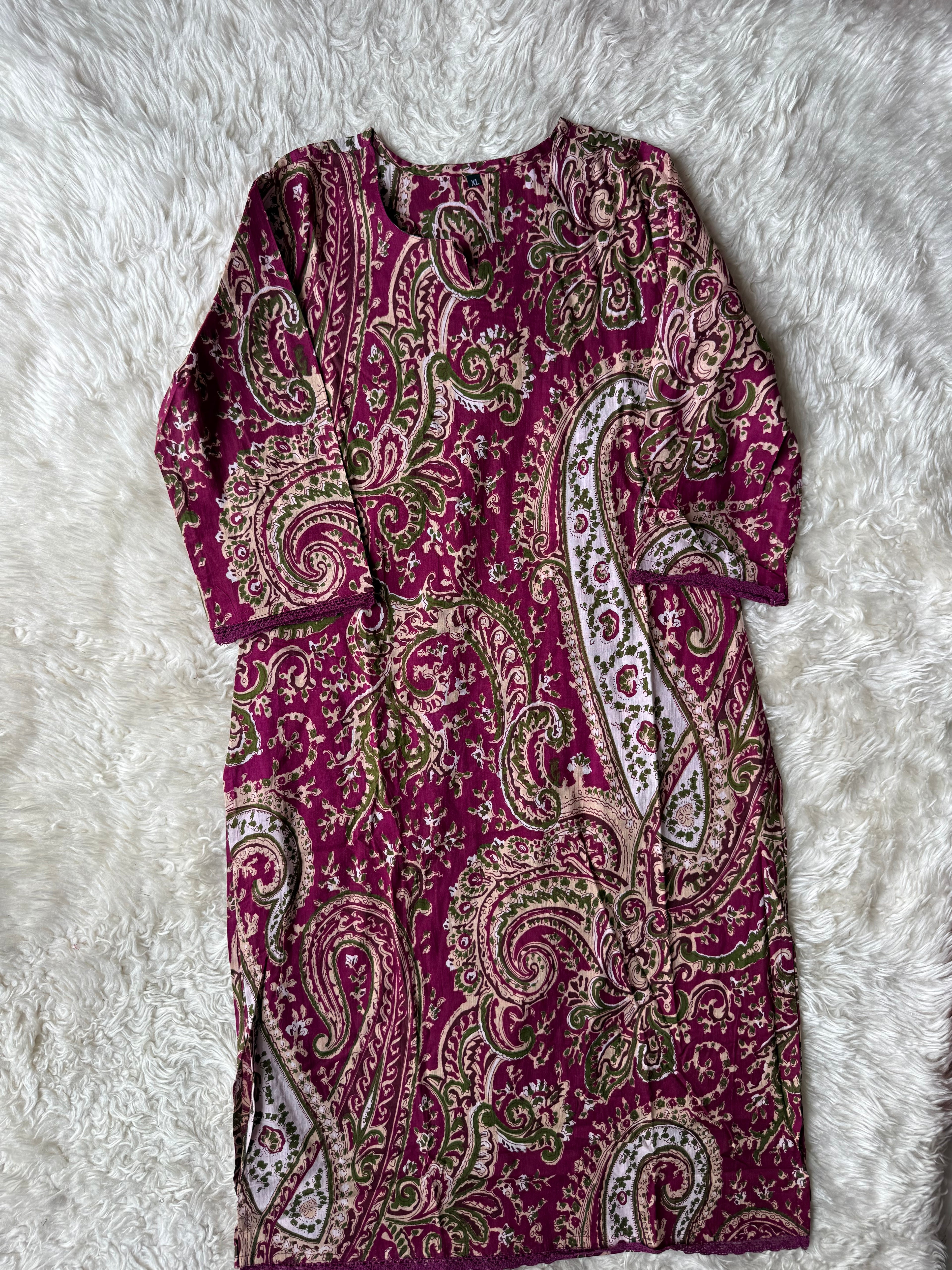 Pure Cotton Kurti