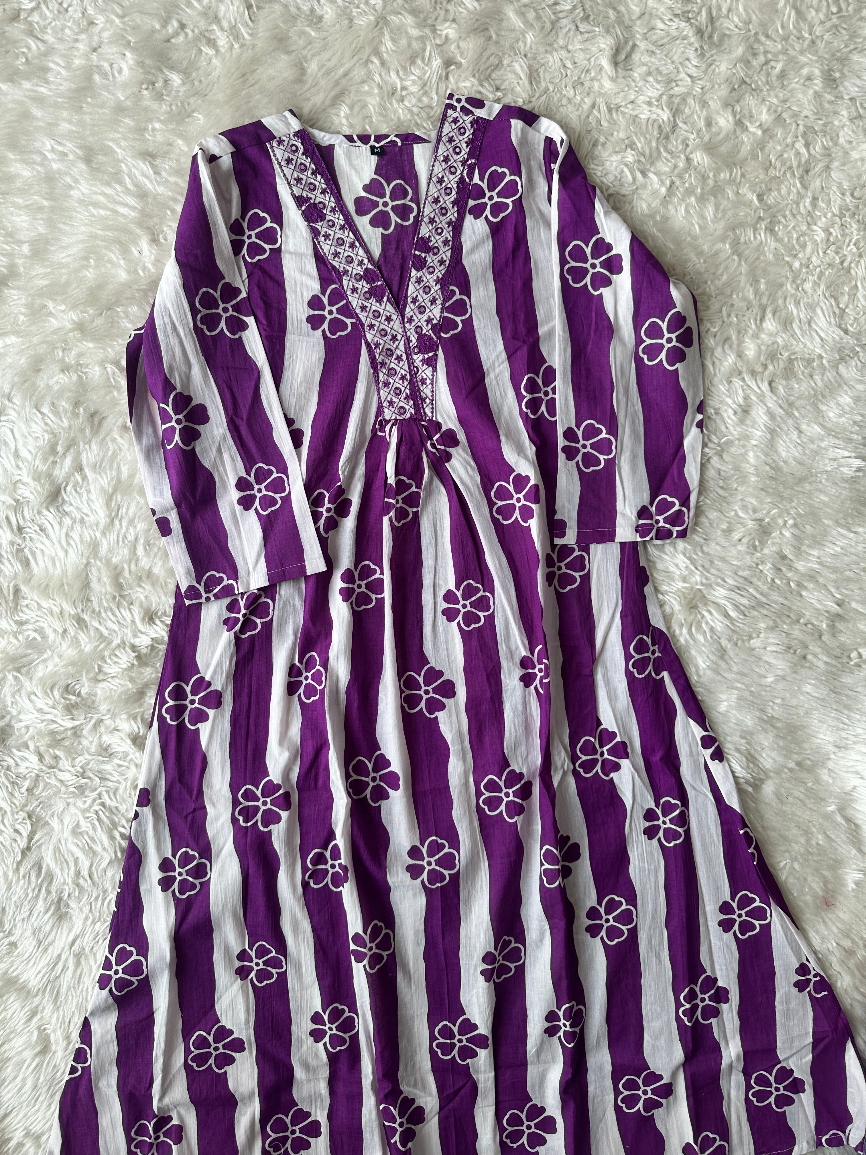 Cotton Kurti Pant Set