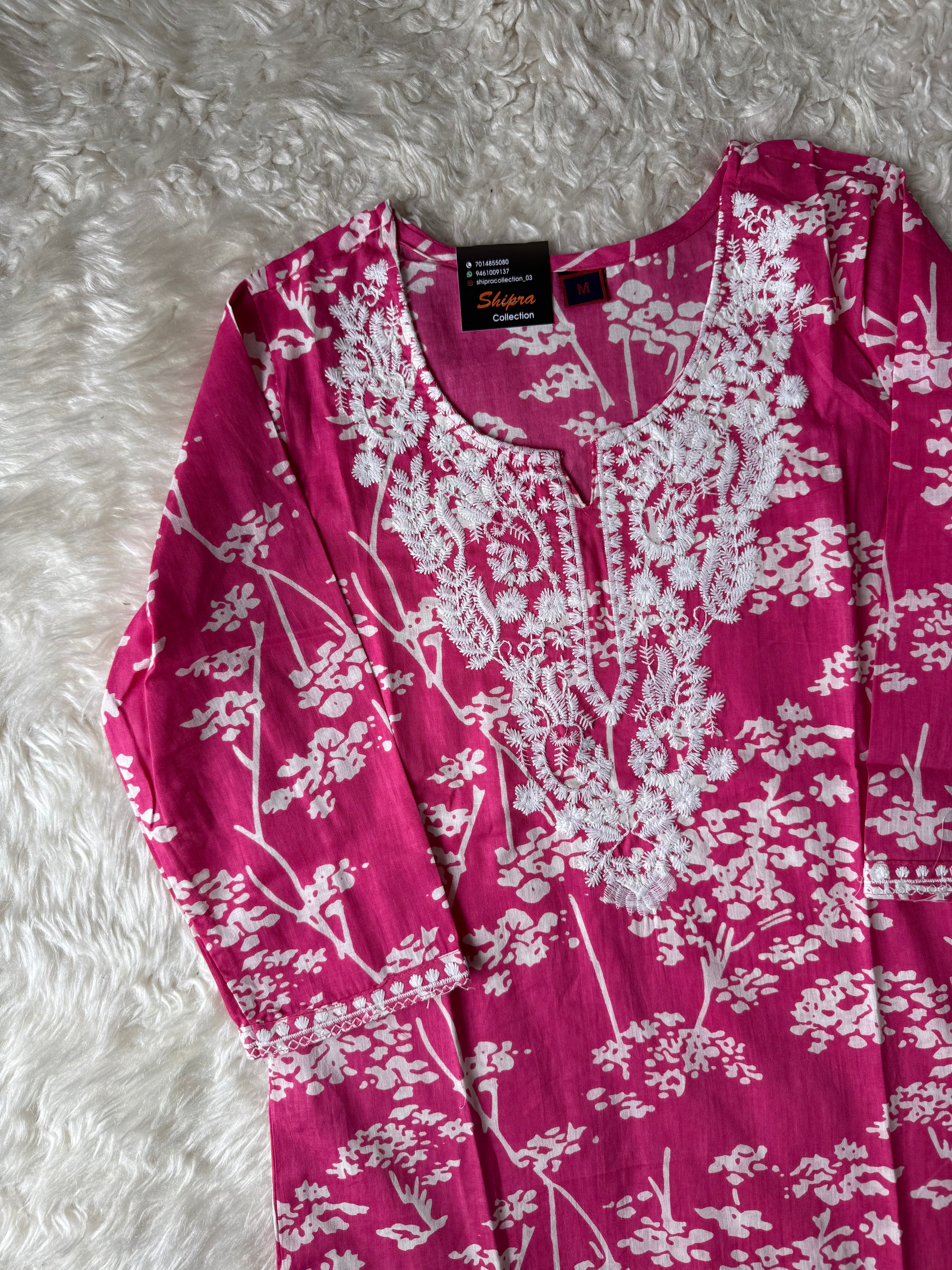 Cotton Kurti Pant Set