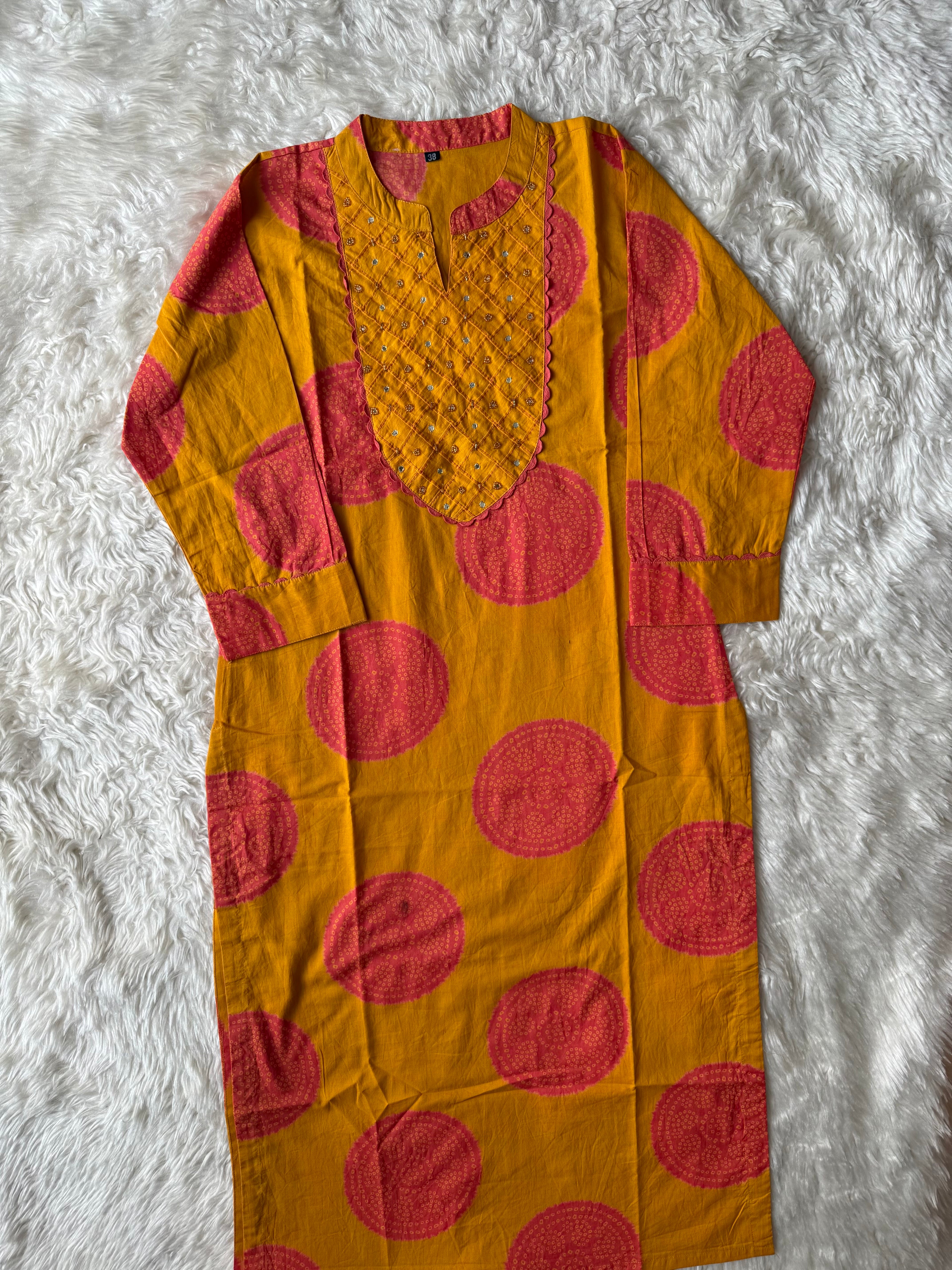 Premium Cotton Bandhani Set