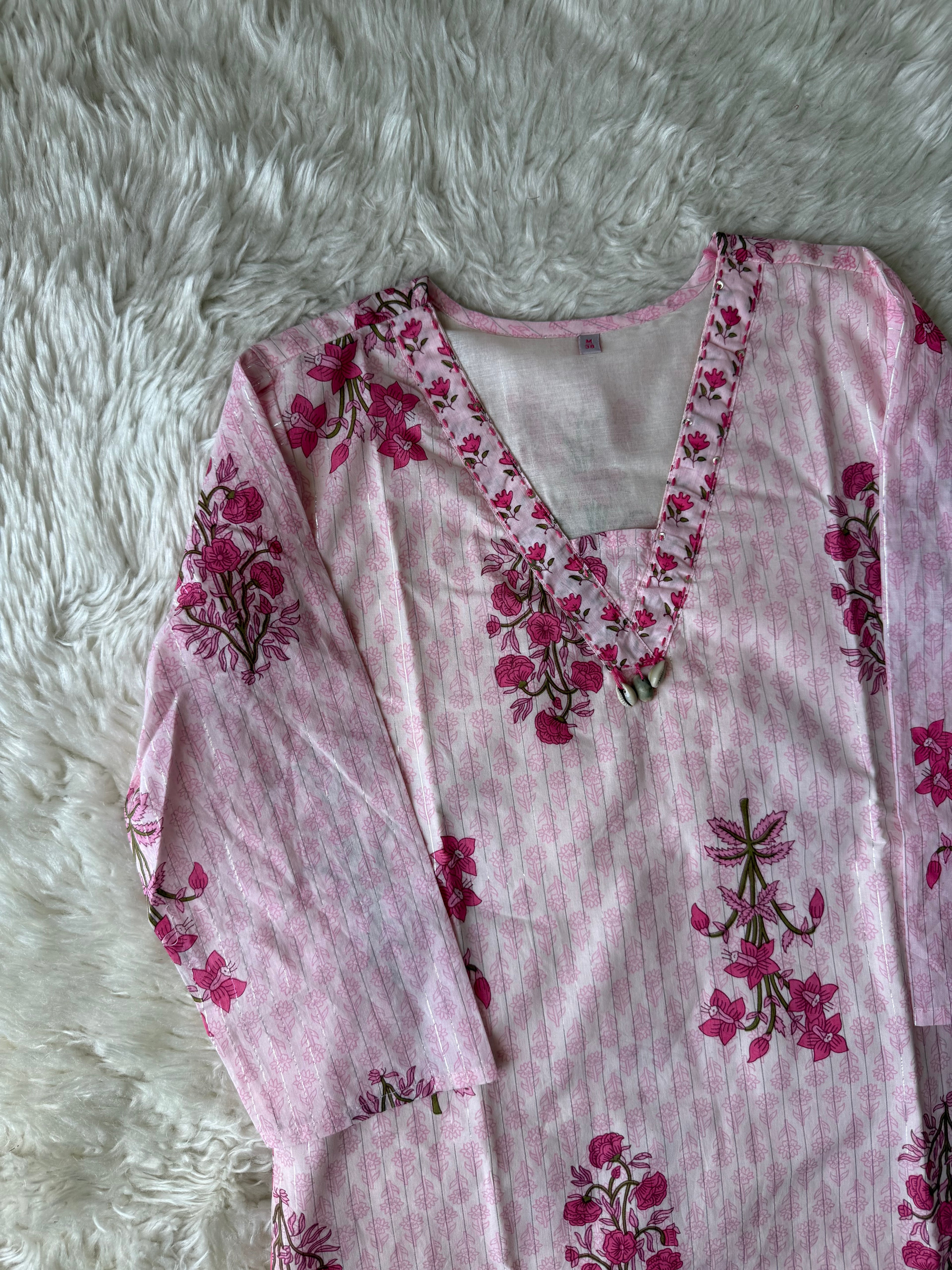 Premium Cotton Kurti Pant Dupatta Set