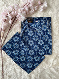 Pure Cotton Sleeveless Kurti Pant Set
