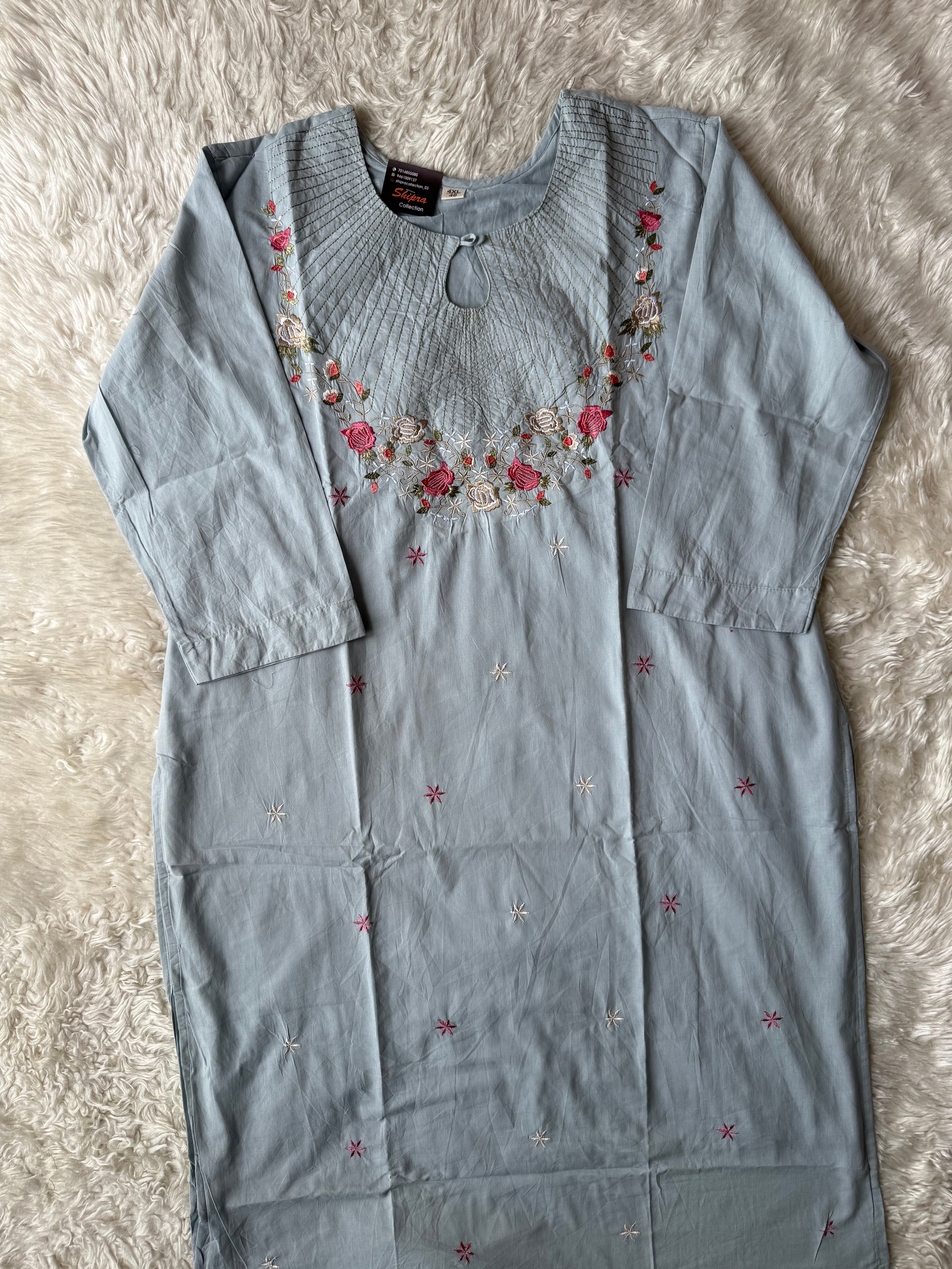 Premium Mul Cotton Thread Work Collection