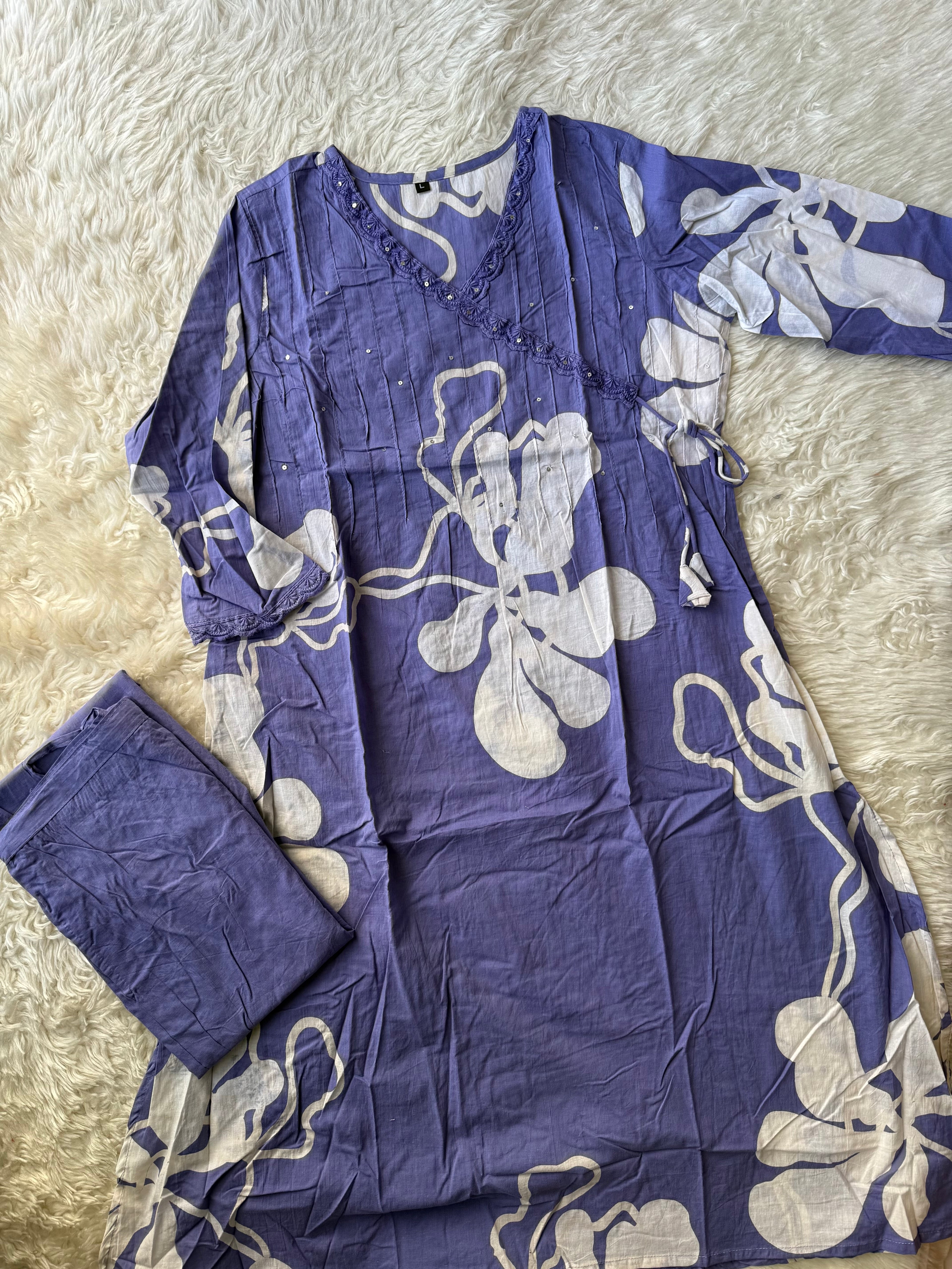 Cotton Kurti Pant Set