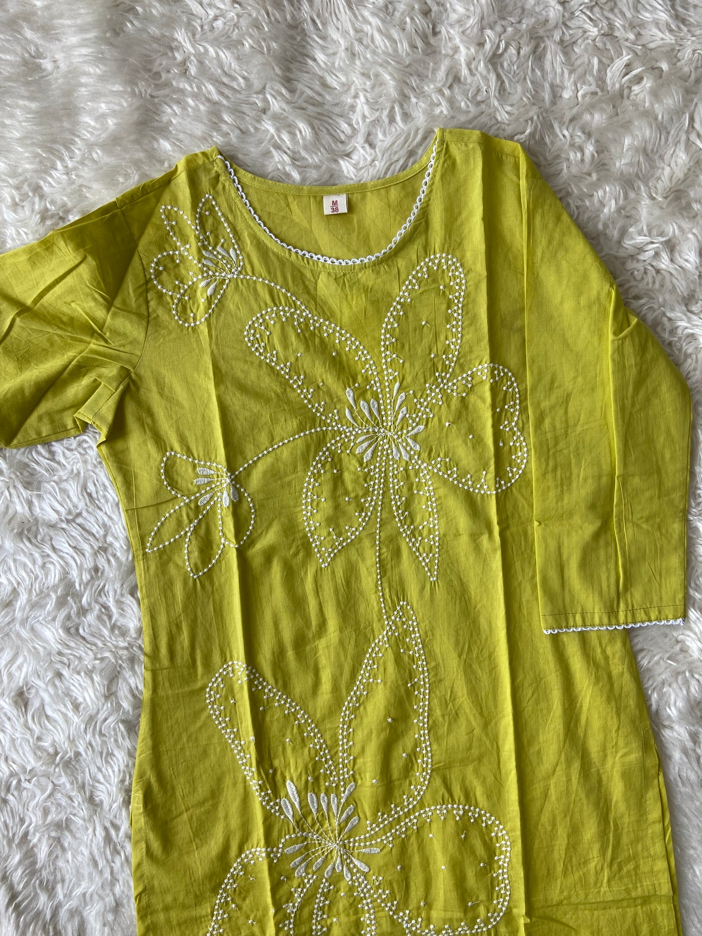Hit selling 🛍️ Pure Cotton Kurti Pant Dupatta Set