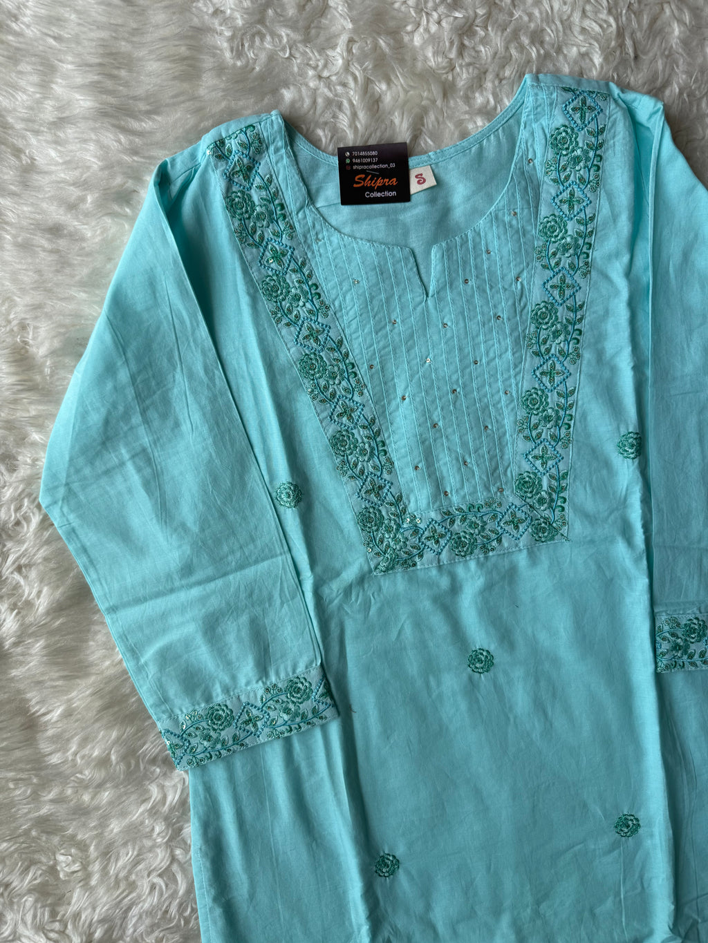 Premium Cotton Kurti Pant Dupatta Set