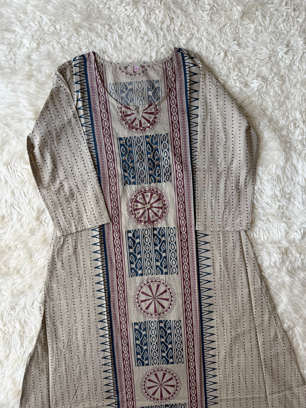 Pure Cotton Kurti Pant Set