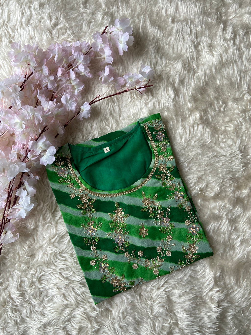 Georgette Lehariya kurti
