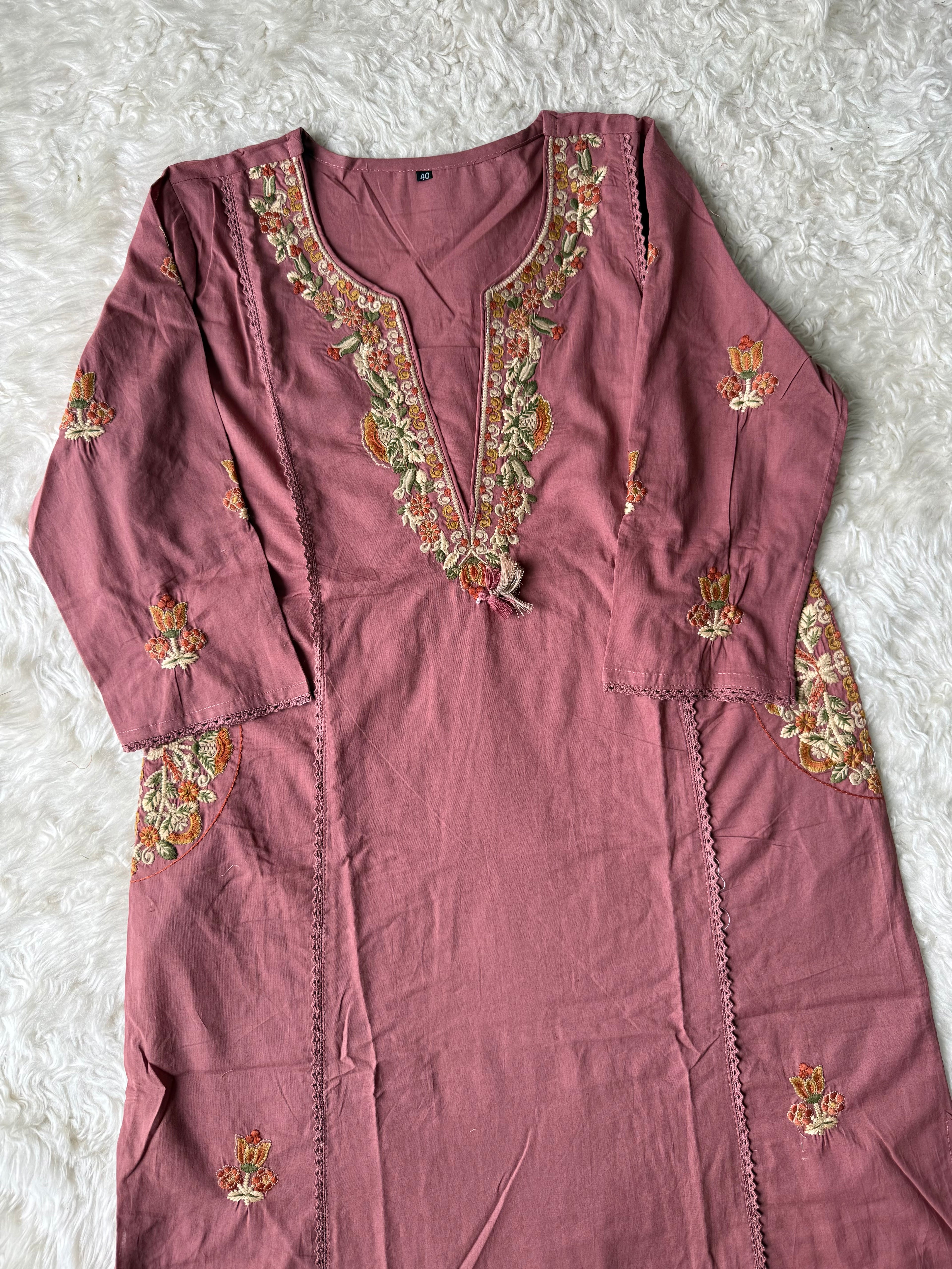 Premium Cotton Thread Work Collection