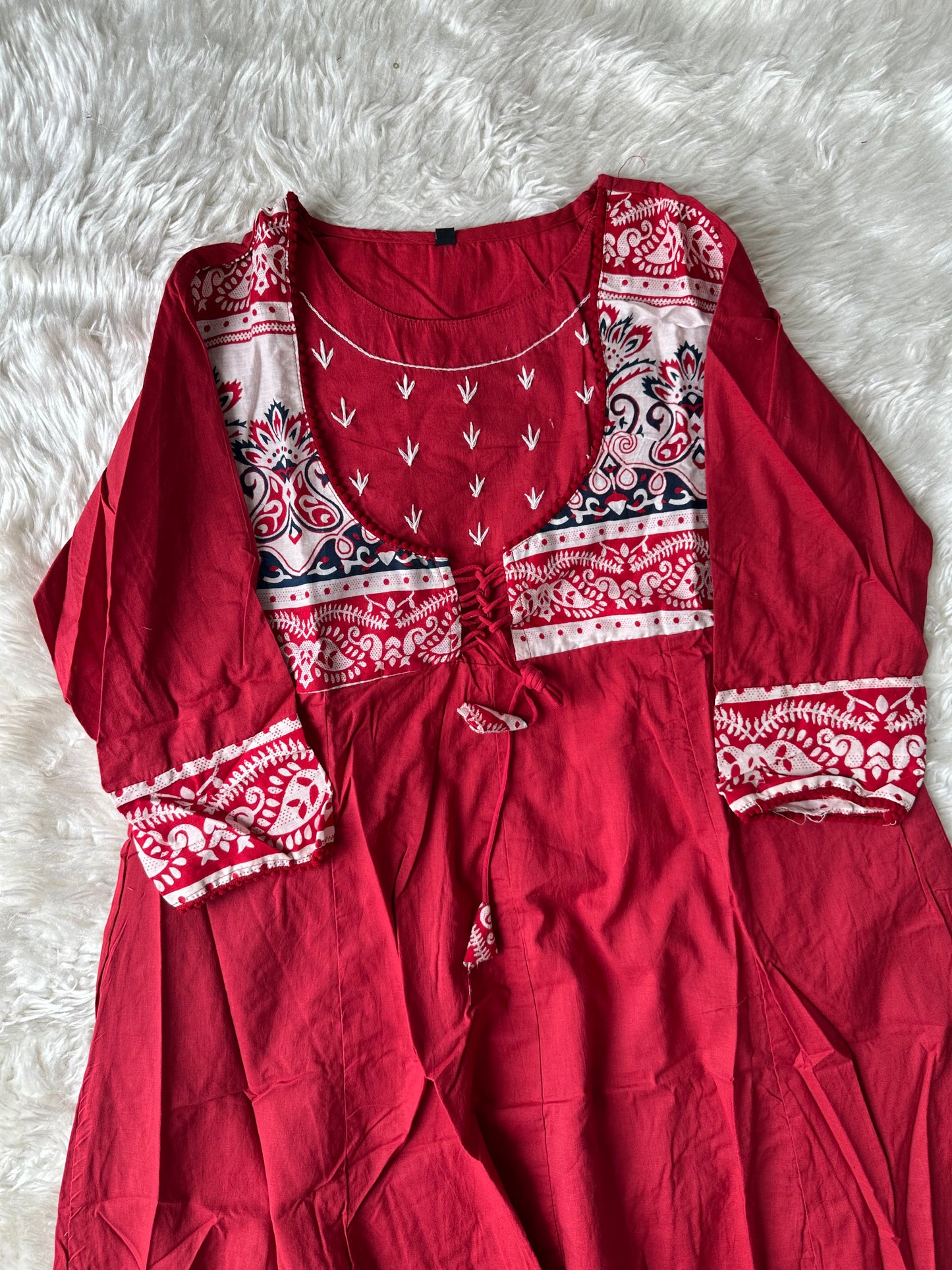 Cotton Kurti Pant Set