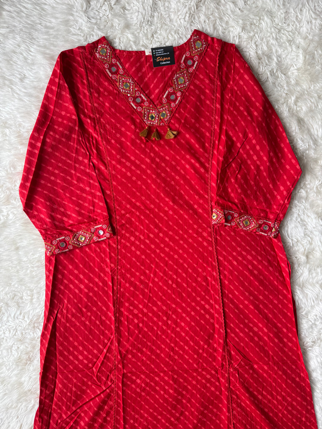 Premium Cotton Lehariya Set