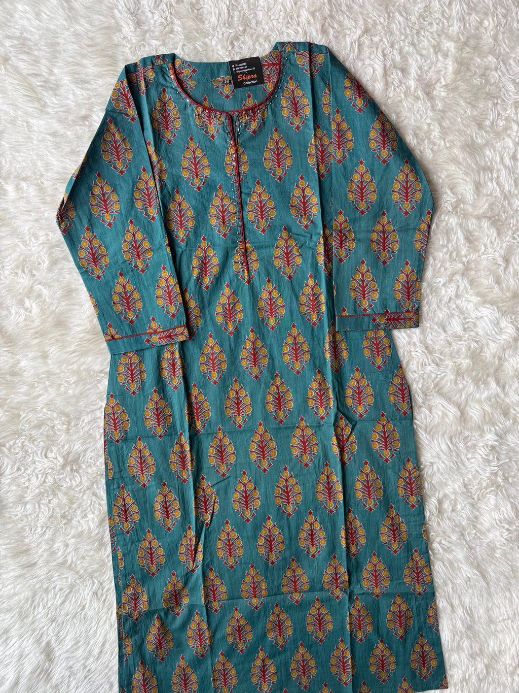 Premium Cotton Kurti Pant Dupatta Set