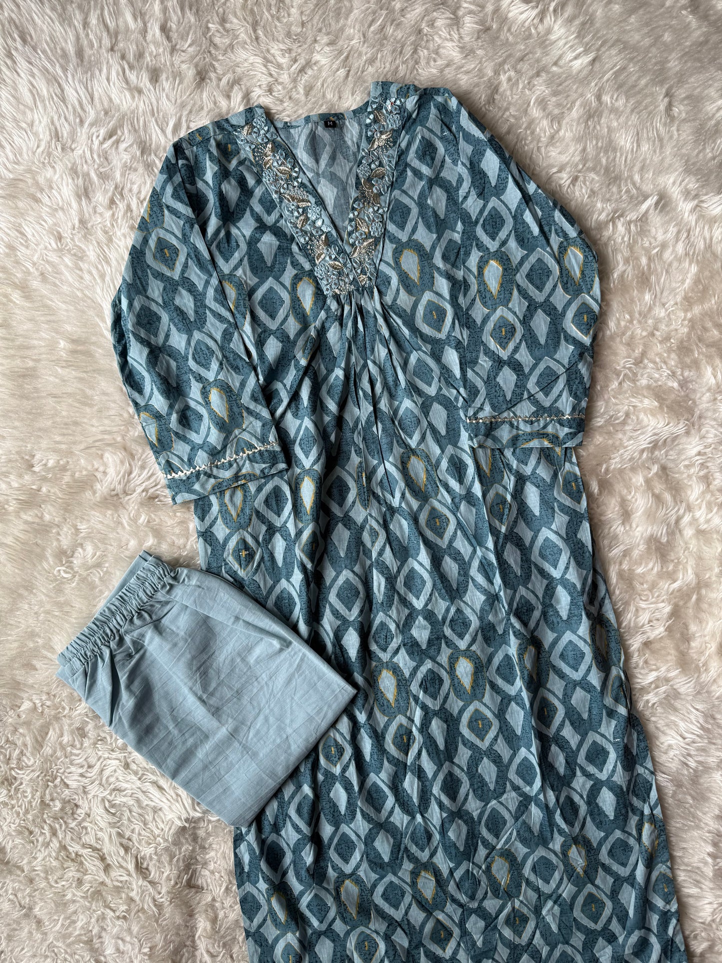 Cotton Kurti Pant Set