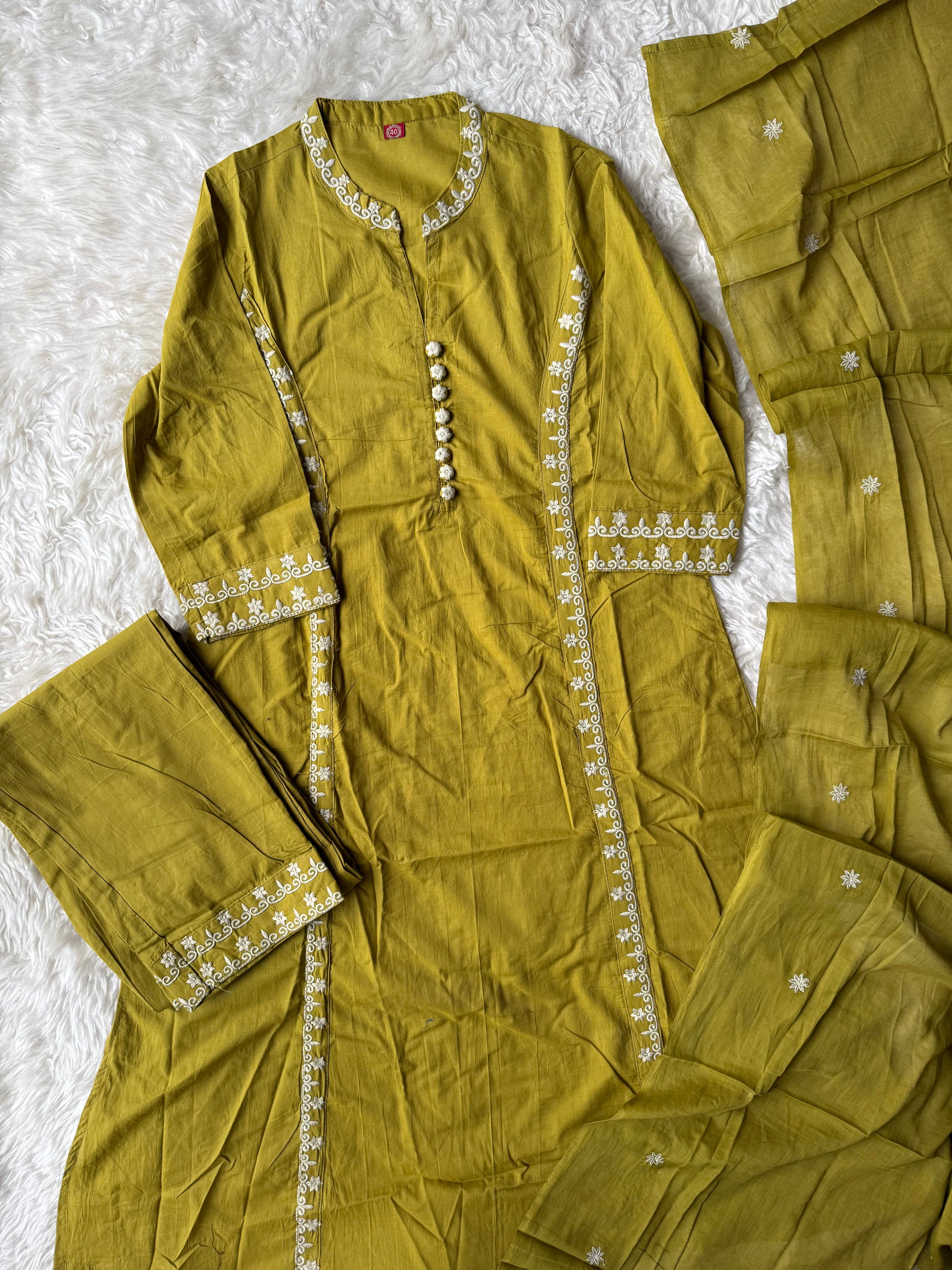 Pure Cotton Thread Work Collection