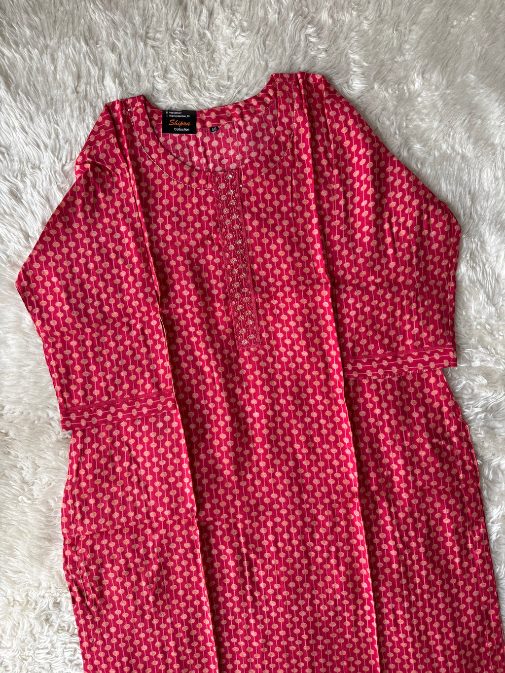 Pure Muslin Silk kurti
