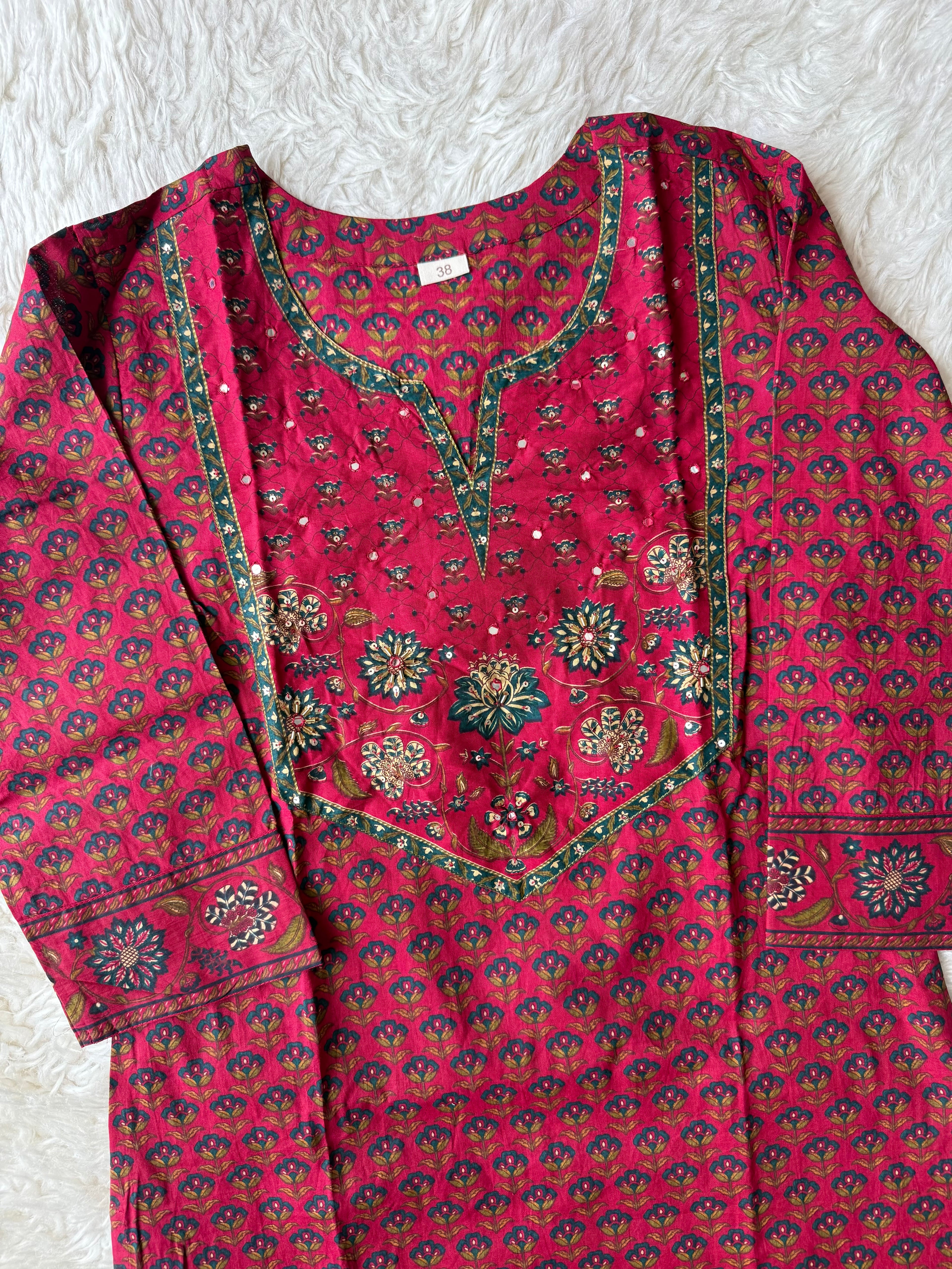 Premium Cotton Kurti Pant Dupatta Set
