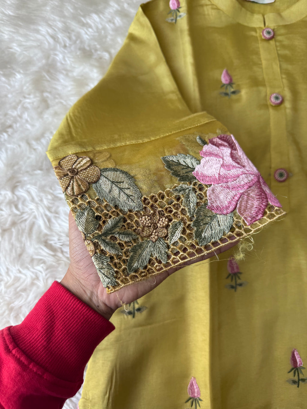 Dola Silk Kurti Pant Dupatta Set