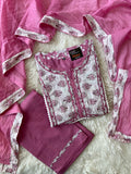 Premium Cotton Kurti Pant Dupatta Set