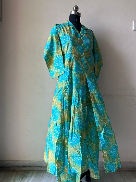 Pure Muslin Silk Kurti Pant Set