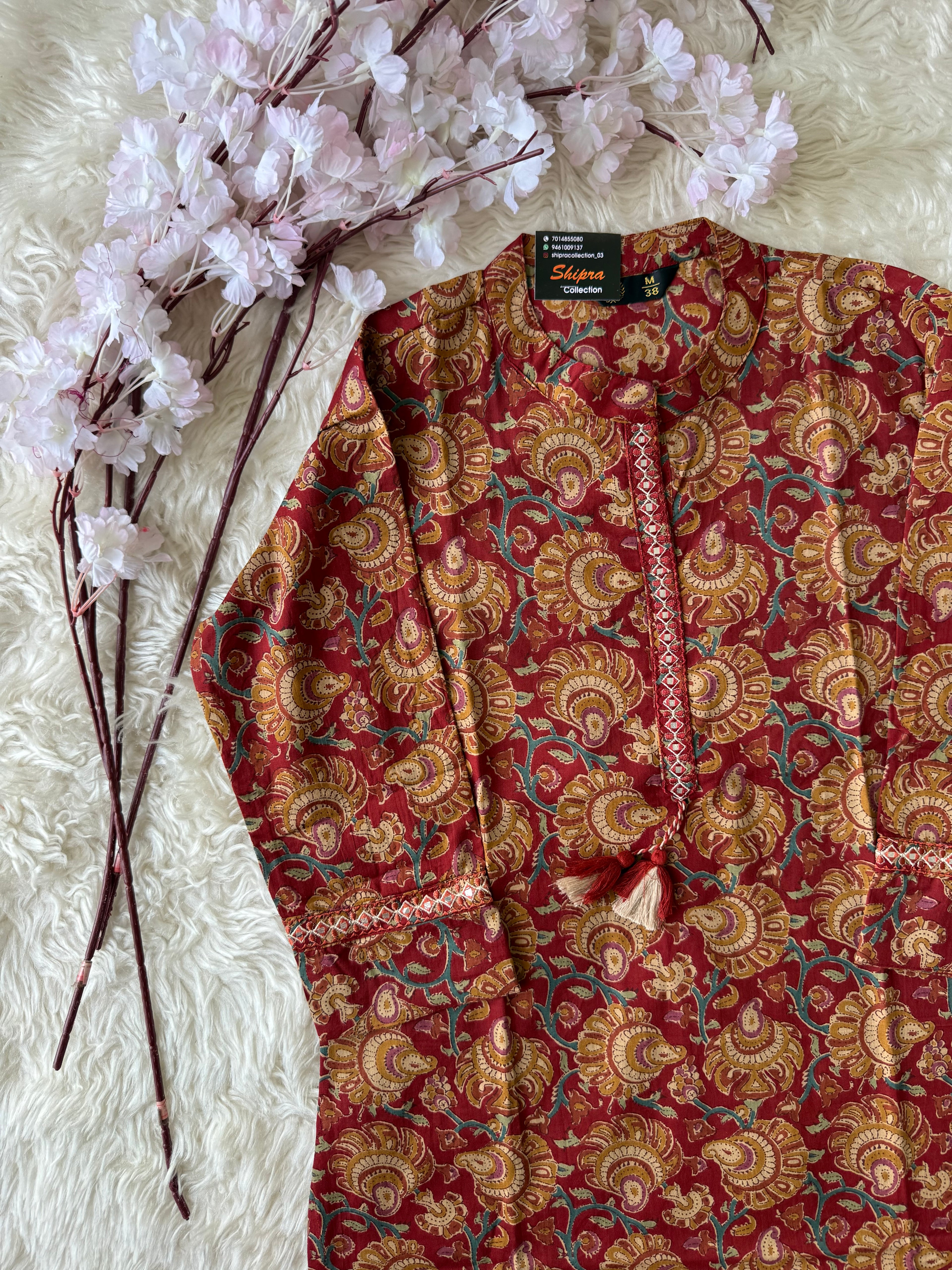 Premium Cotton Short Kurti