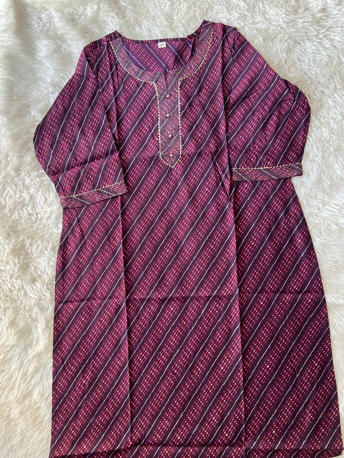 Pure Muslin Silk kurti