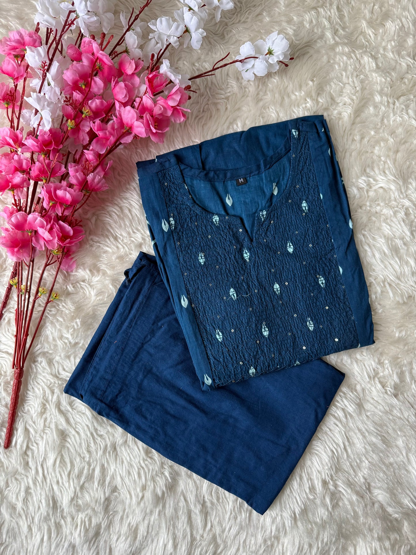 Cotton FLARE Kurti Pant Set