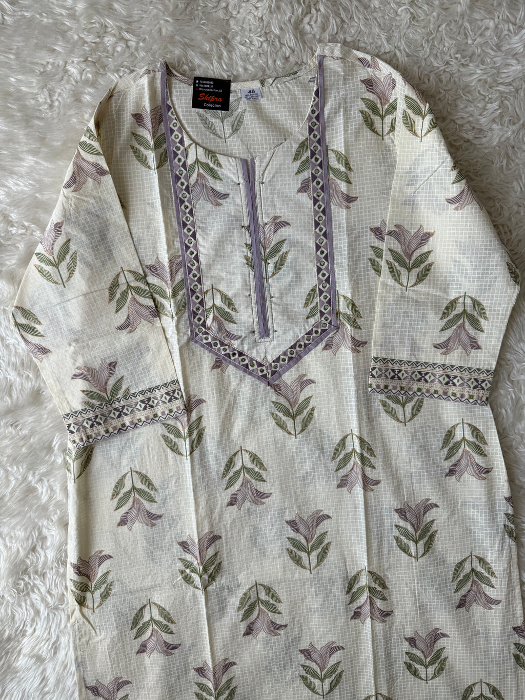 Premium Cotton Kurti Pant Dupatta Set