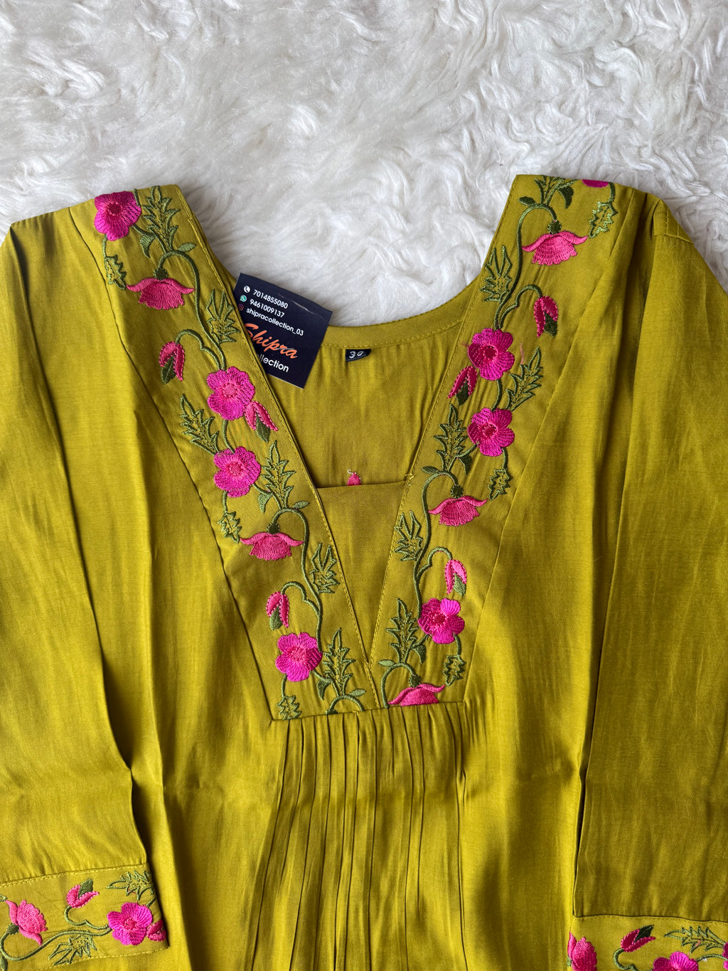 Pure Muslin Silk Kurti Plazo Set