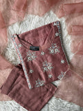 “Plus Size” Pure Chanderi Silk Kurti Pant Dupatta Set