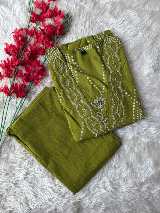 Cotton Kurti Pant Set