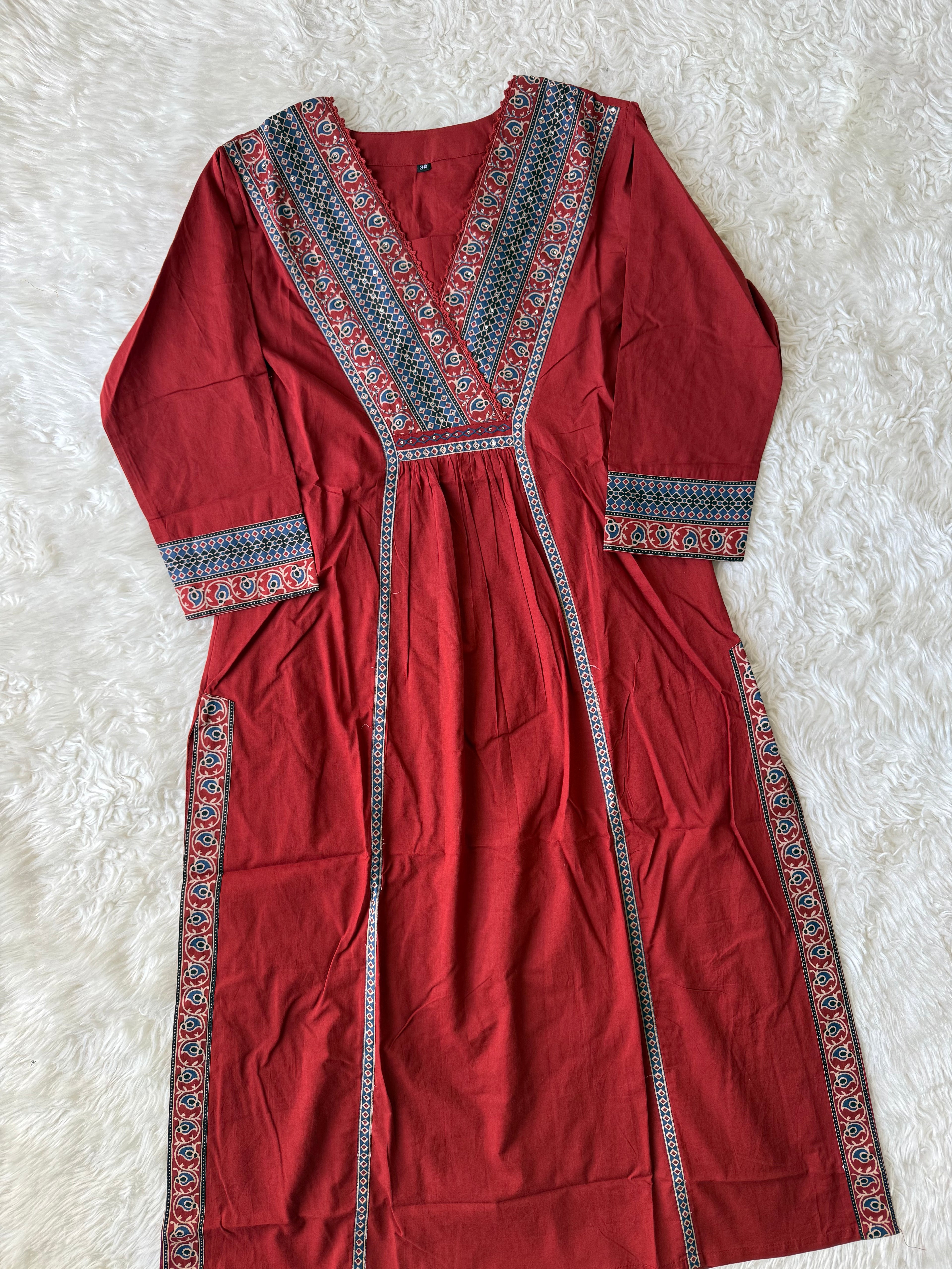 Premium Cotton Kurti Pant Dupatta Set