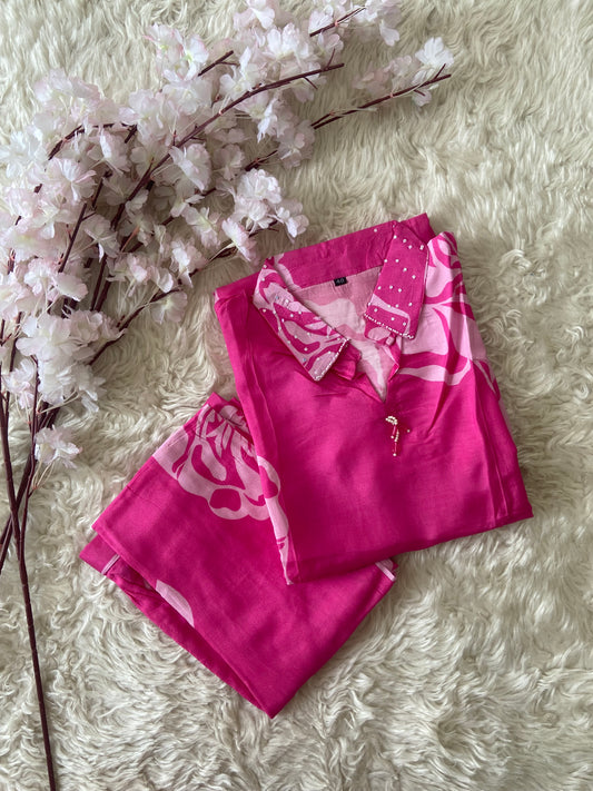 Butter Silk co-ord Set