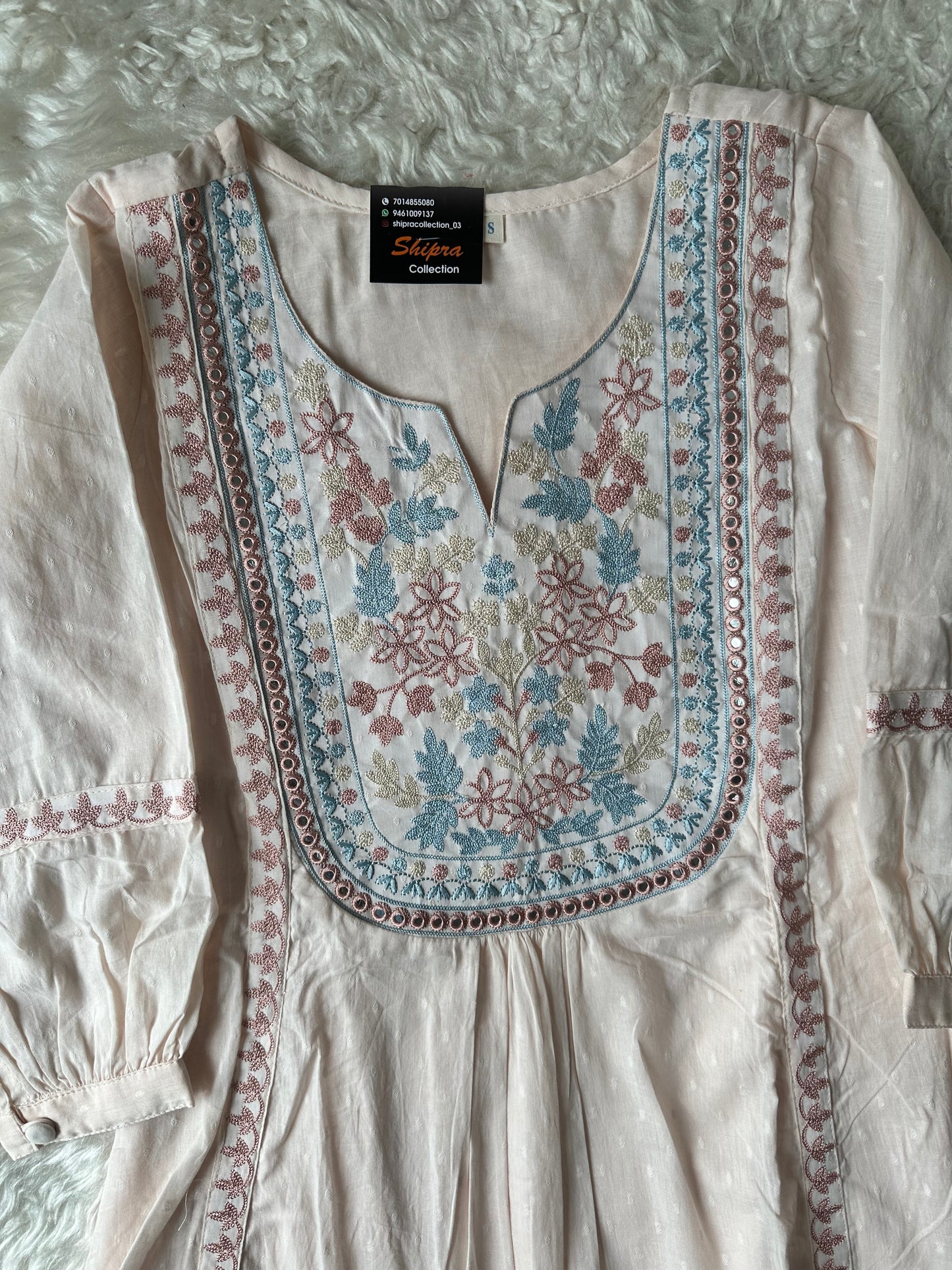 Premium Mul Cotton Thread Work Collection