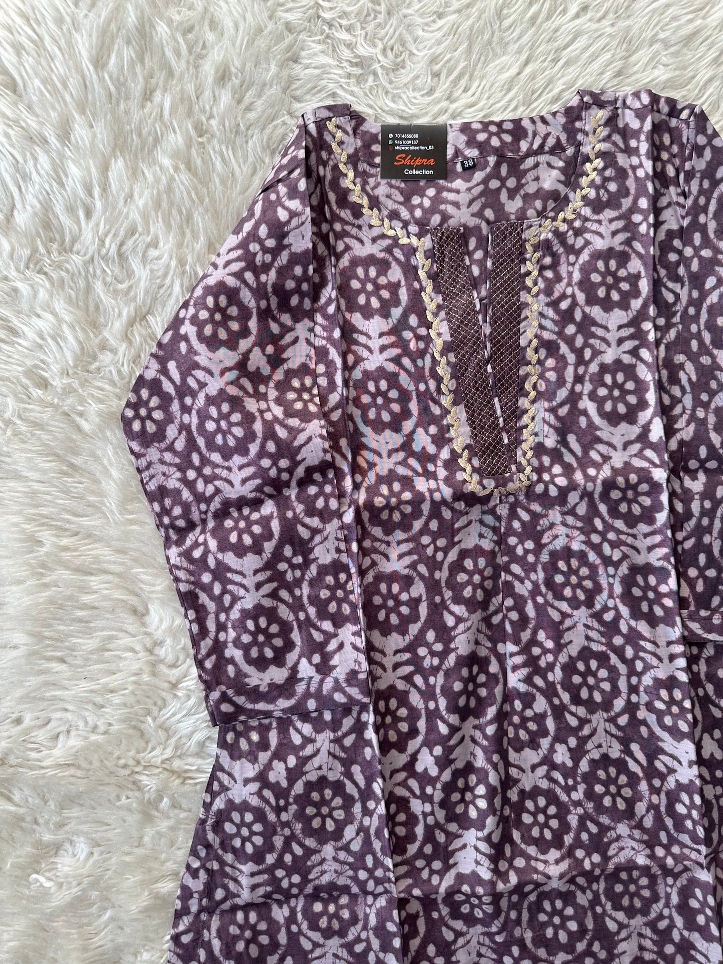 Pure Muslin Silk kurti