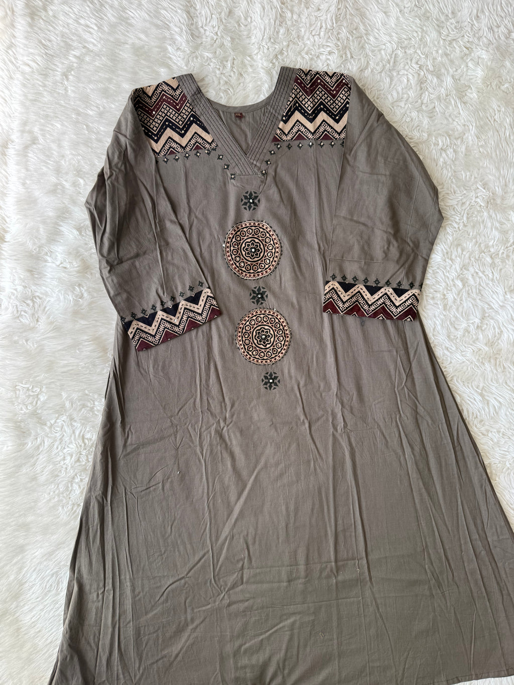 Pure Cotton Kurti Plazo Set