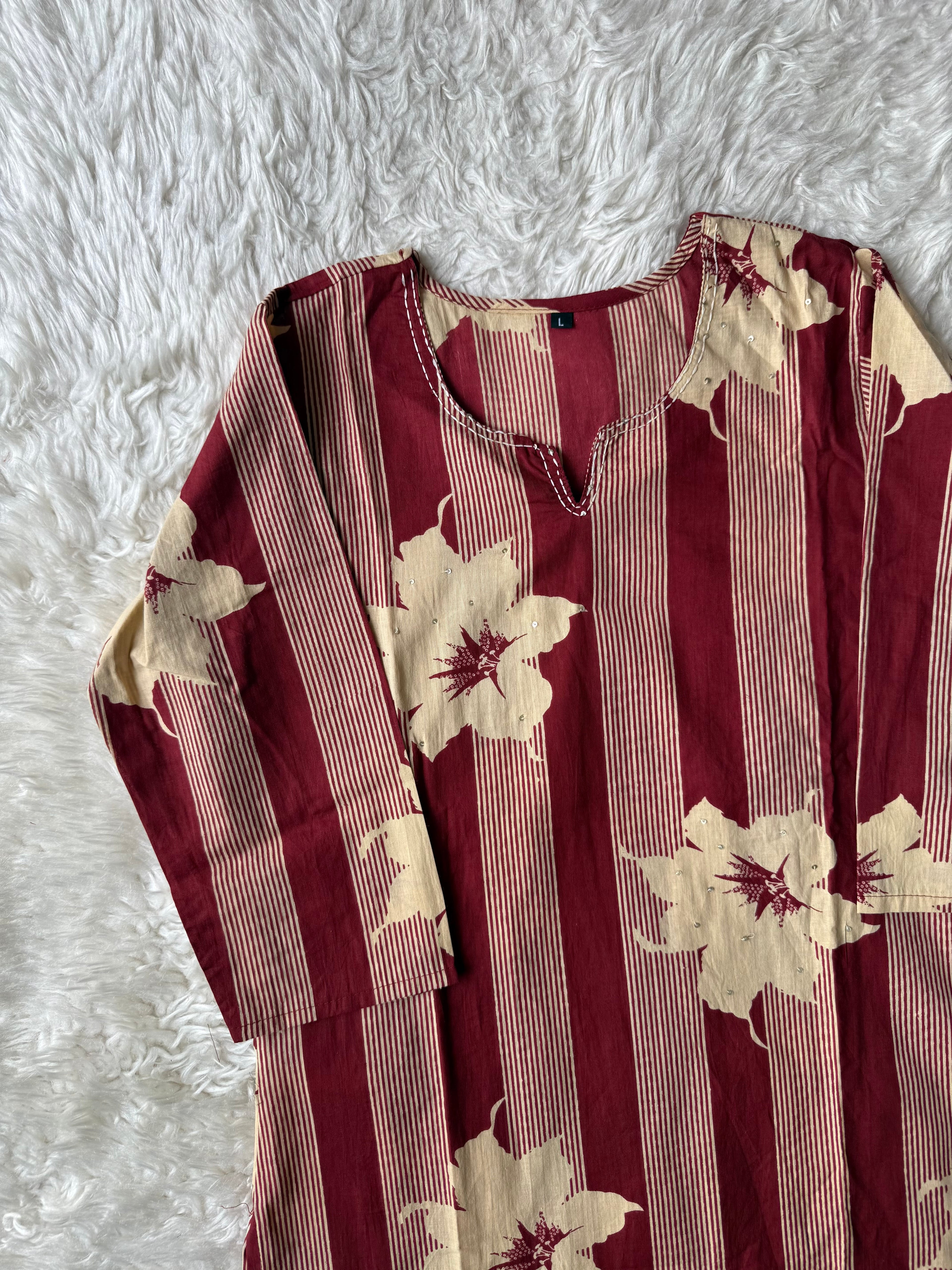 Budget Friendly Kurti Pant Dupatta Set