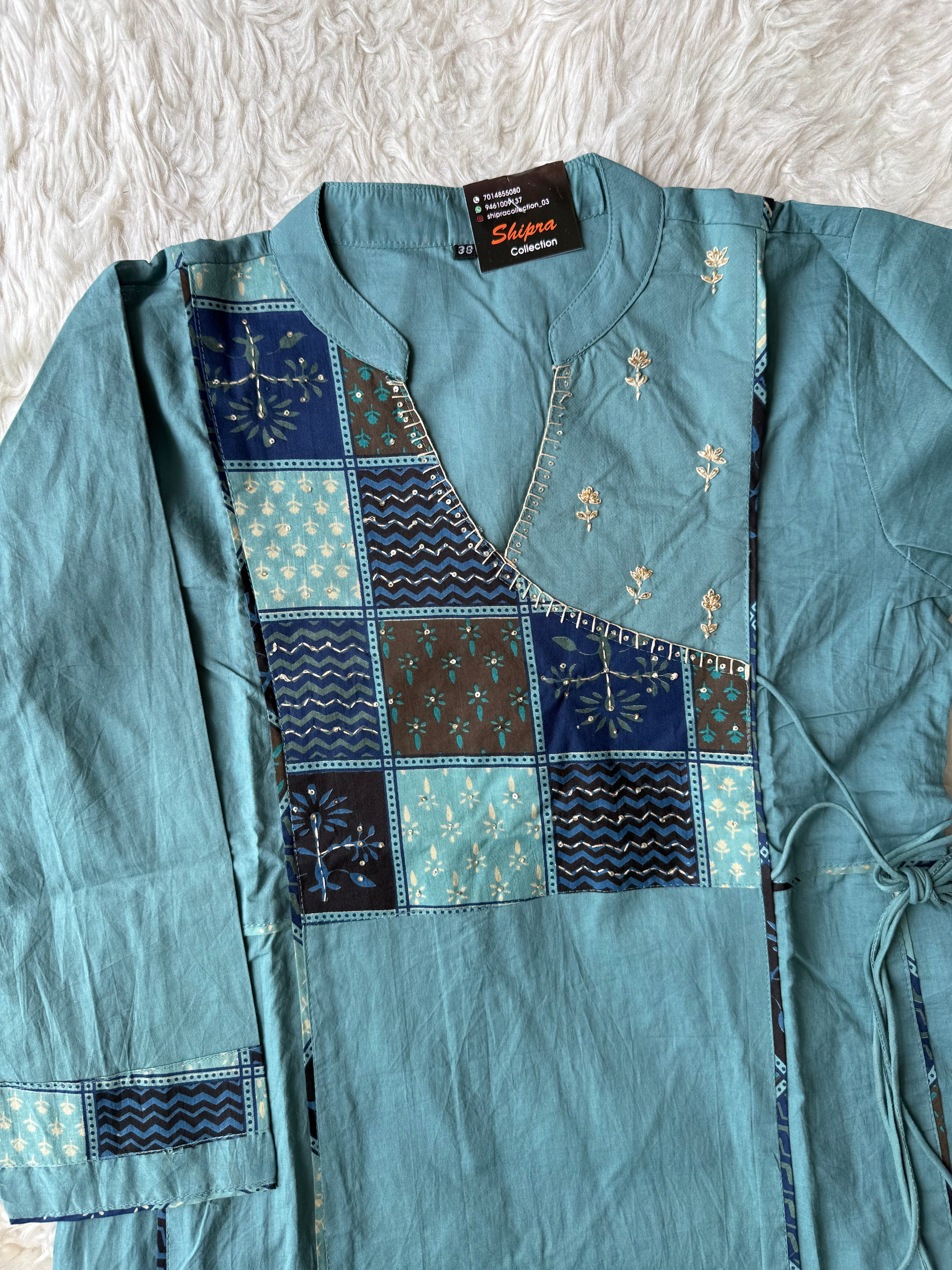 Premium Cotton Kurti Pant Dupatta Set