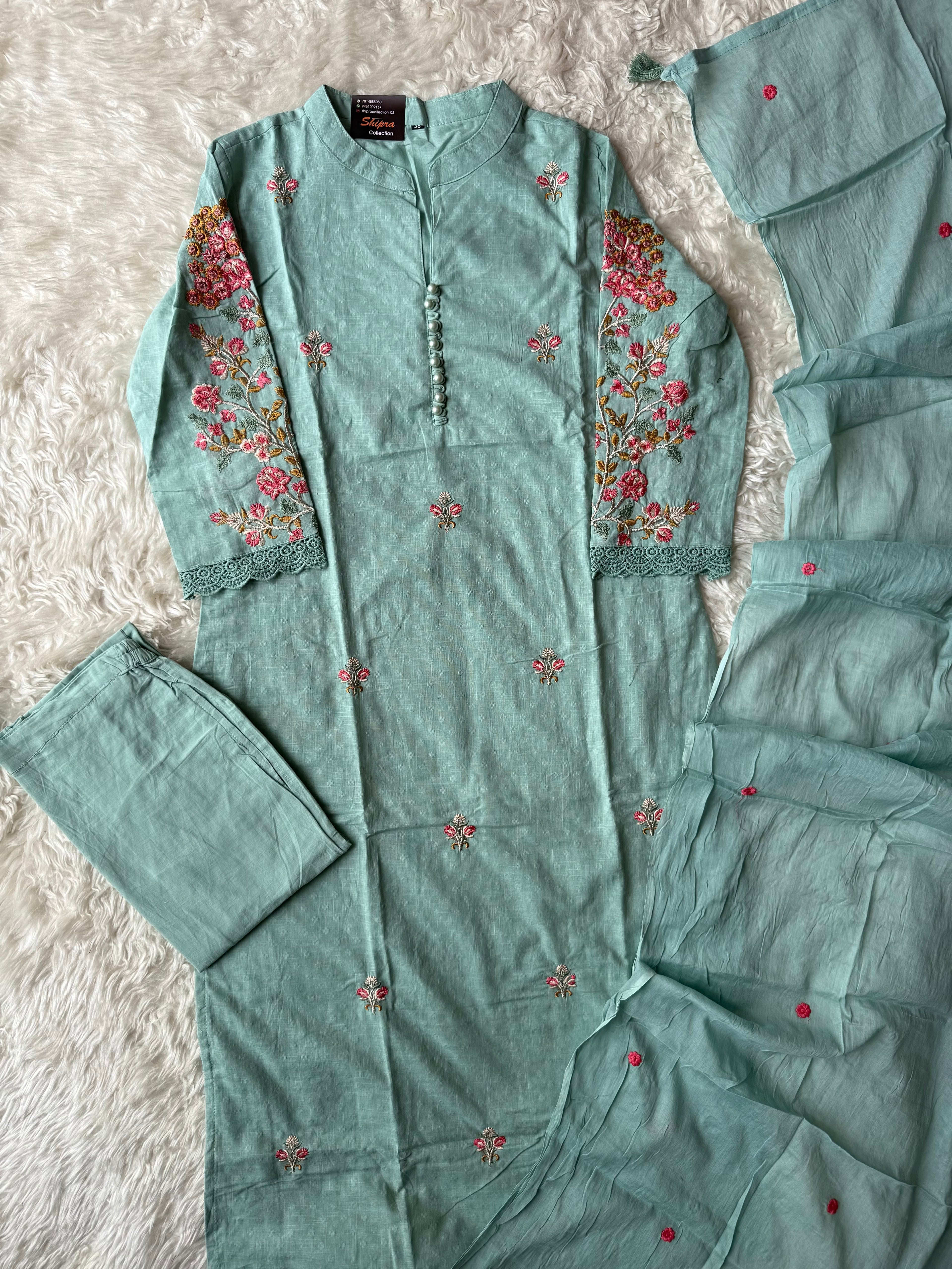 Premium Cotton Thread Work Collection