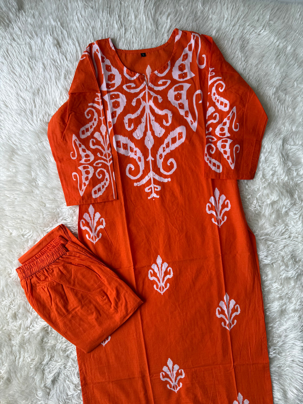 Cotton Kurti Pant Set